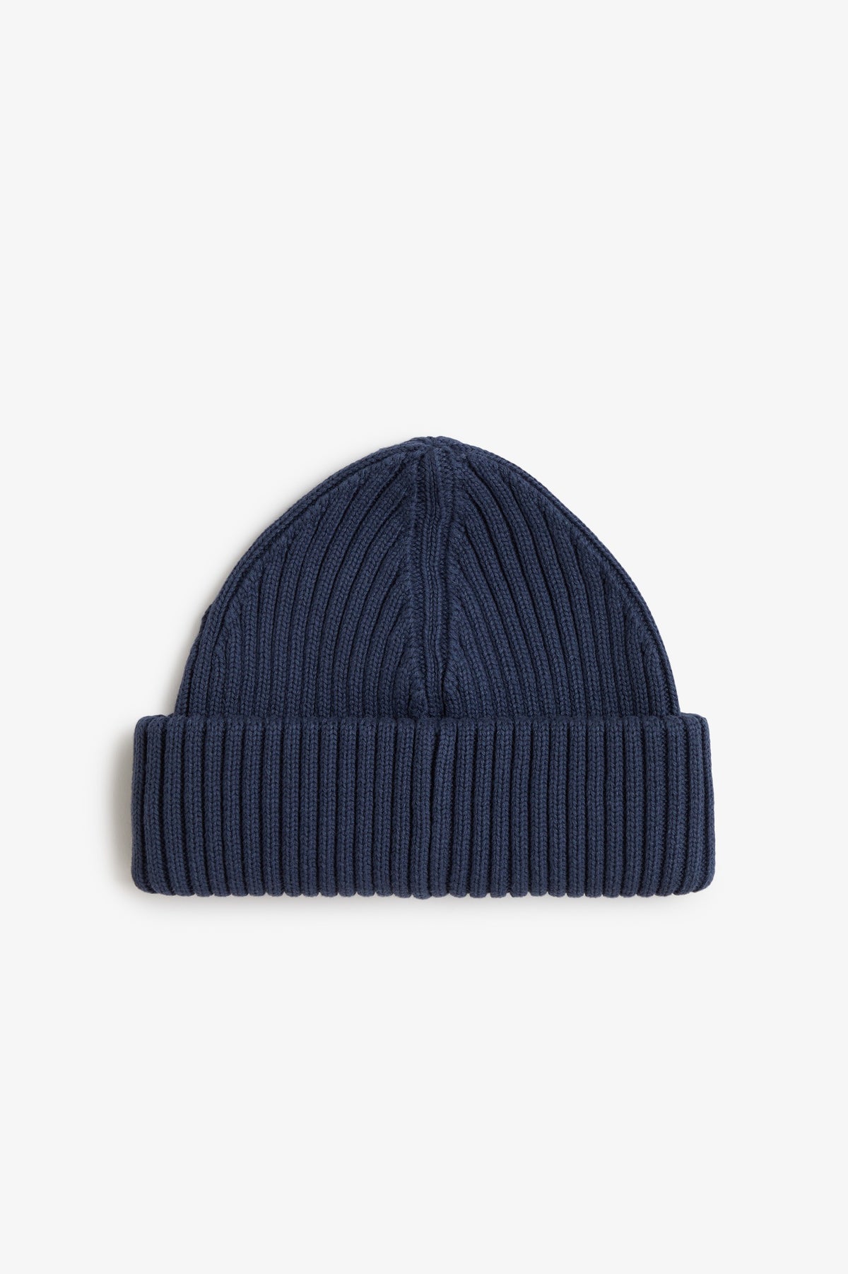 Fred Perry Cotton Ribbed Beanie Dark Airforce