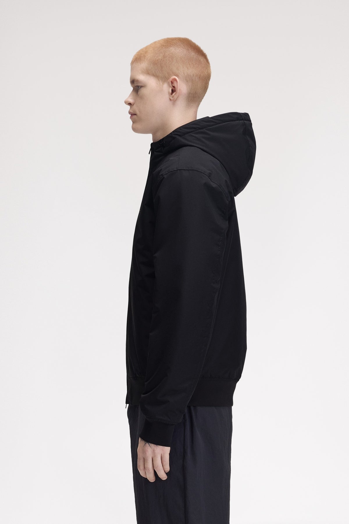 Fred Perry Hooded Brentham Jacket Black