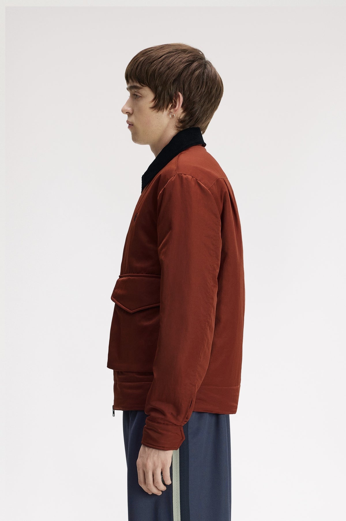 Fred Perry Nylon Caban Jacket Brandy