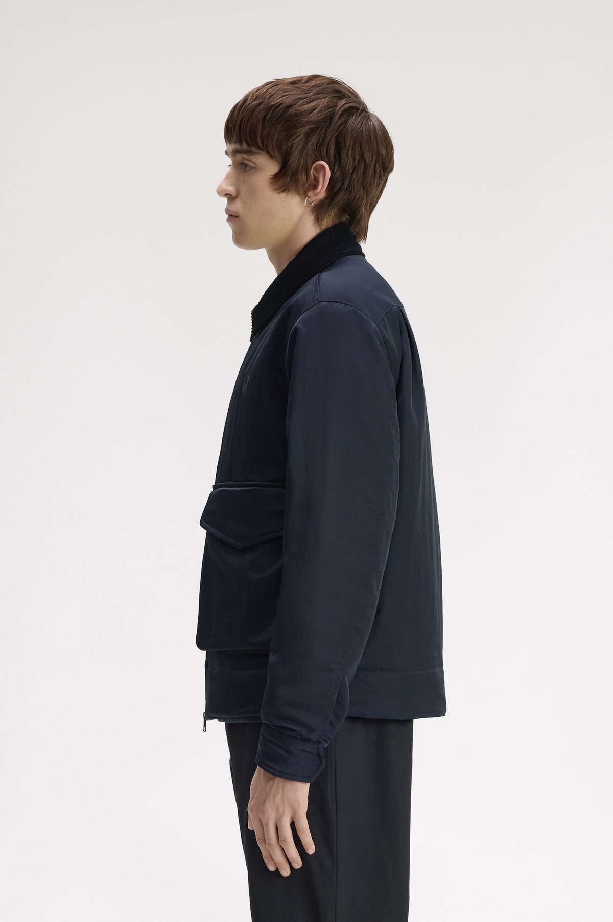 Fred Perry Nylon Caban Jacket Navy