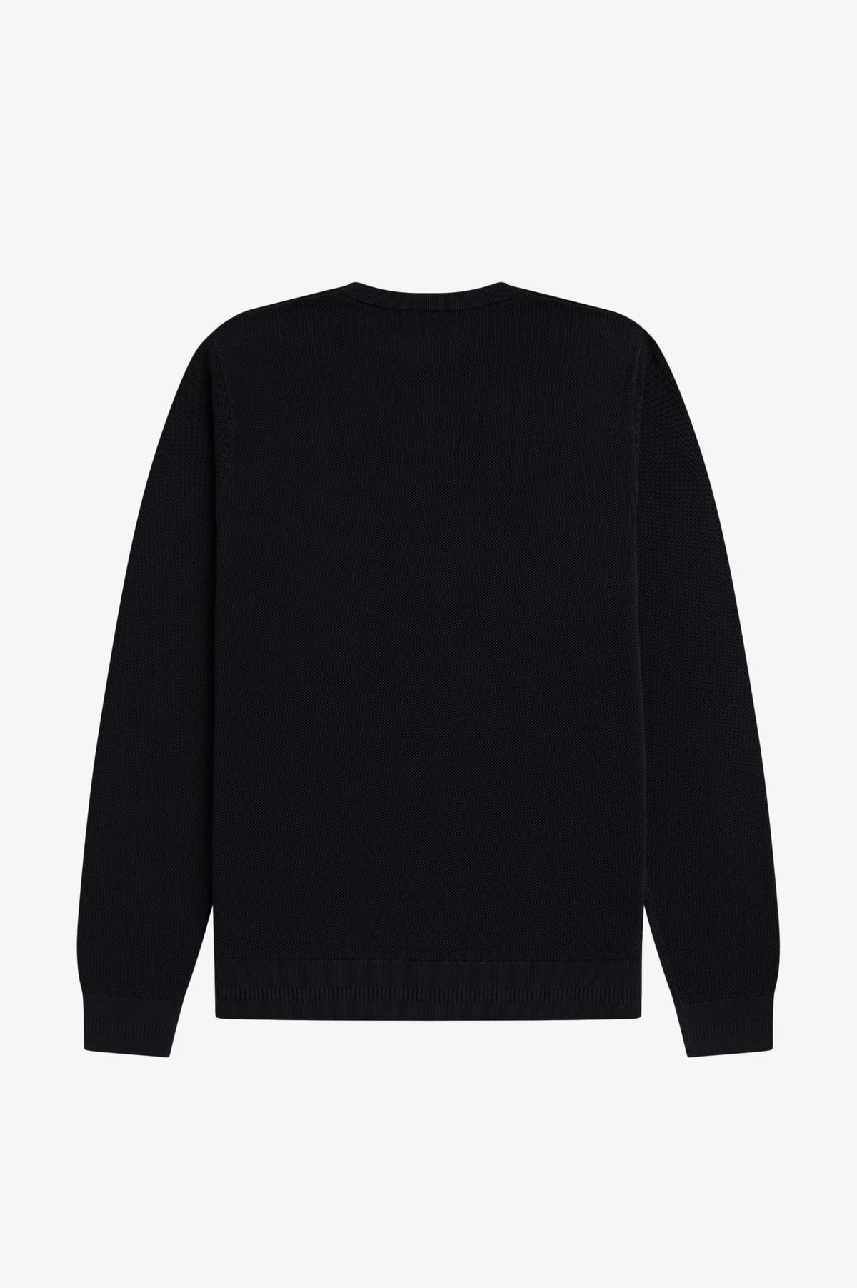 Fred Perry Pique Stitch Jumper Navy
