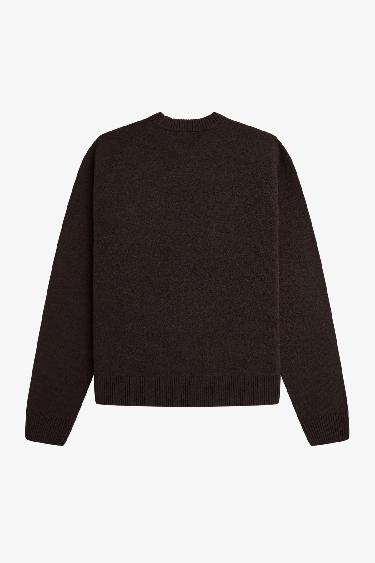 Fred Perry Saddle Sleeve Jumper Rich Brown