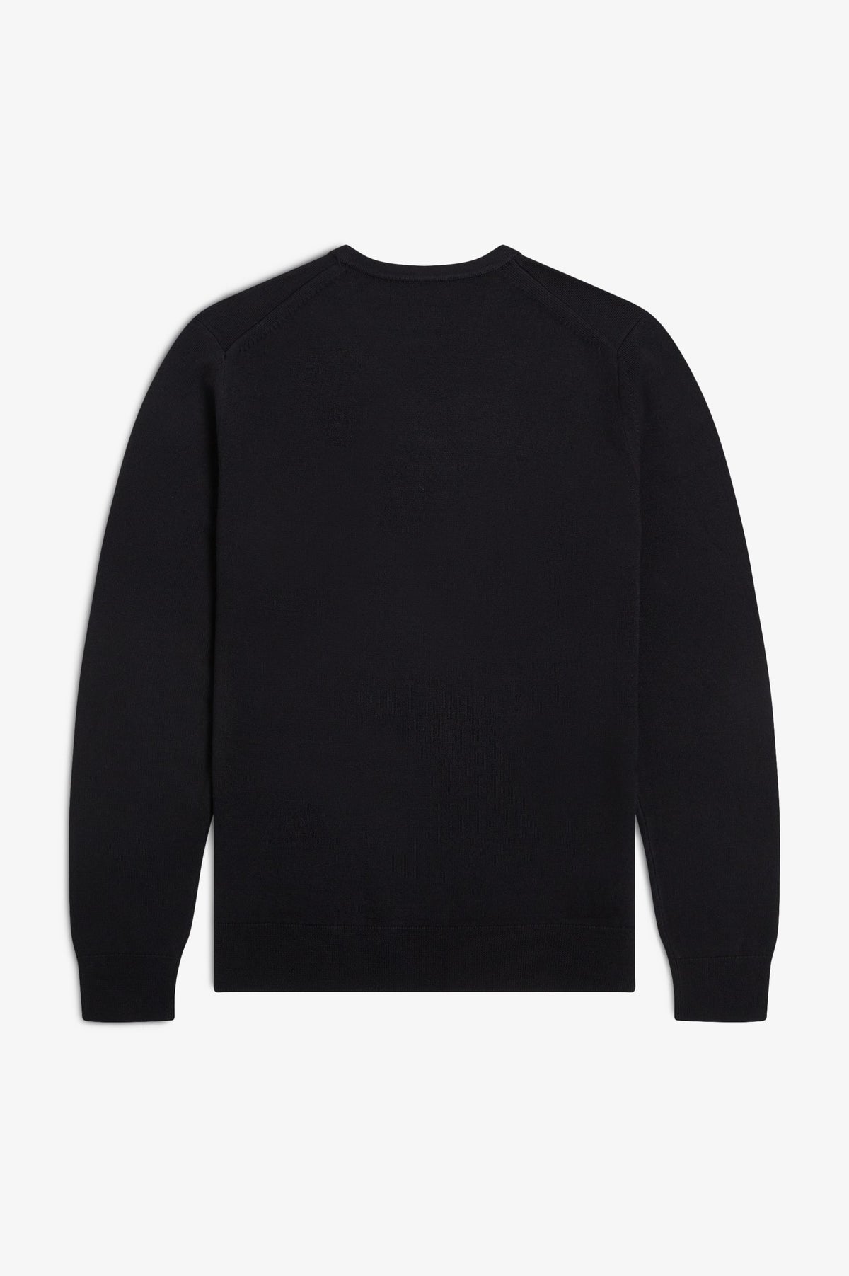 Fred Perry Classic Crew Neck Jumper Black