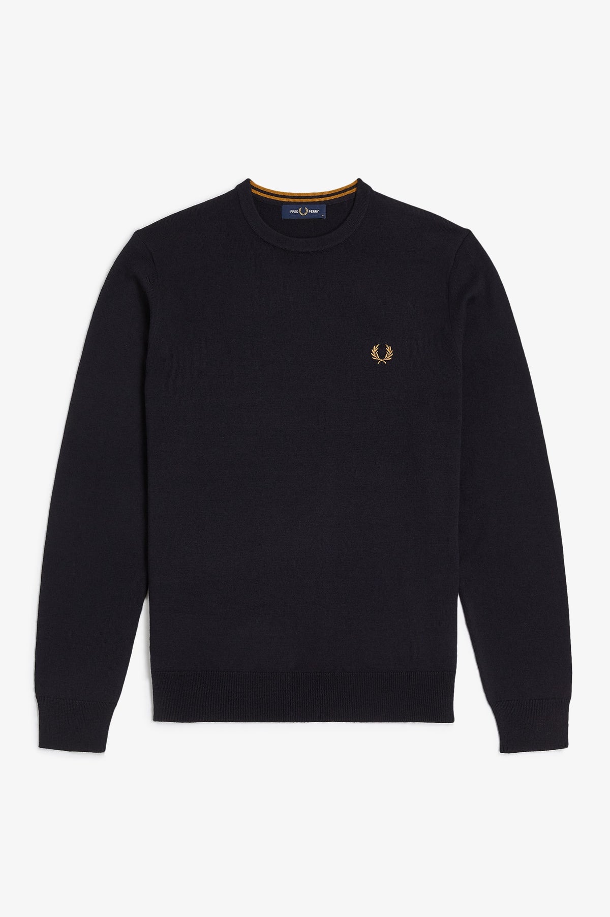 Fred Perry Classic Crew Neck Jumper Navy
