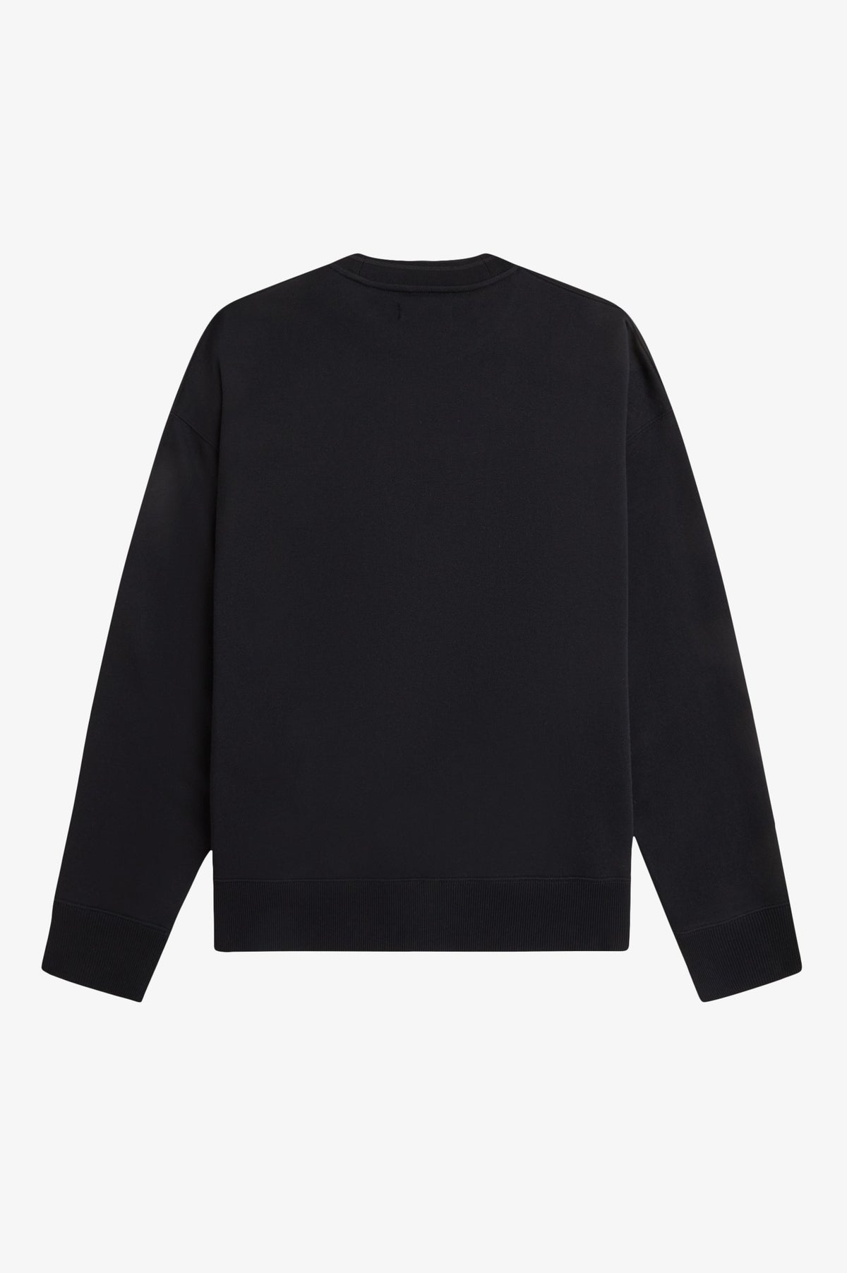 Fred Perry Oversized Tipped Sweatshirt Black
