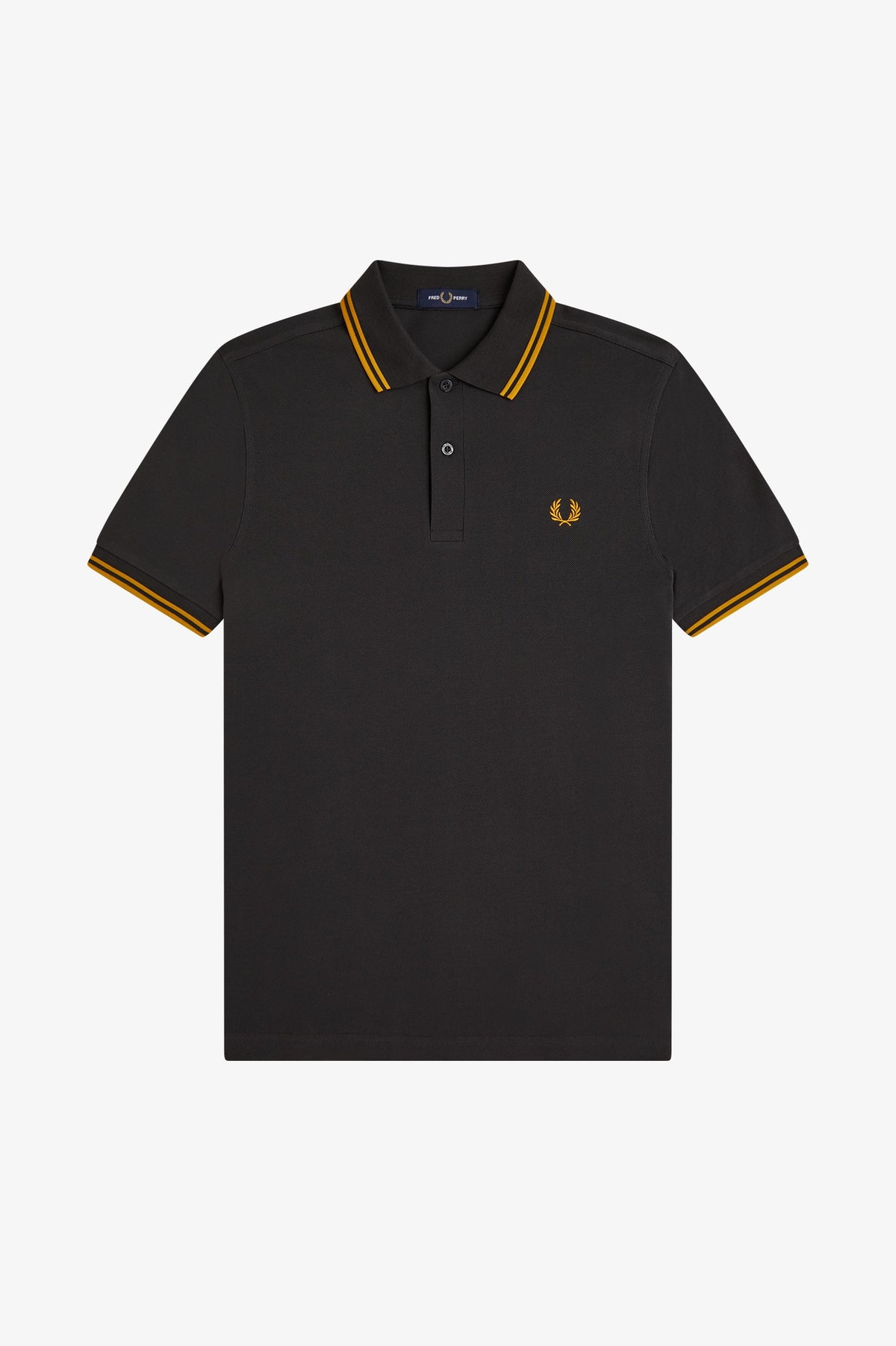 Fred Perry Twin Tipped Shirt M3600 Anchor Grey/Golden