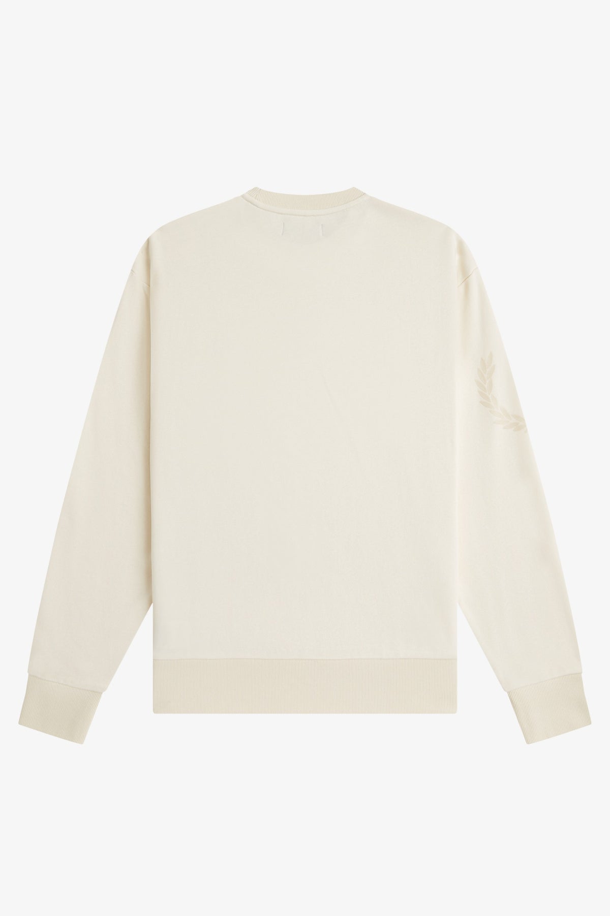 Fred Perry Reflective Laurel Sweatshirt Ecru