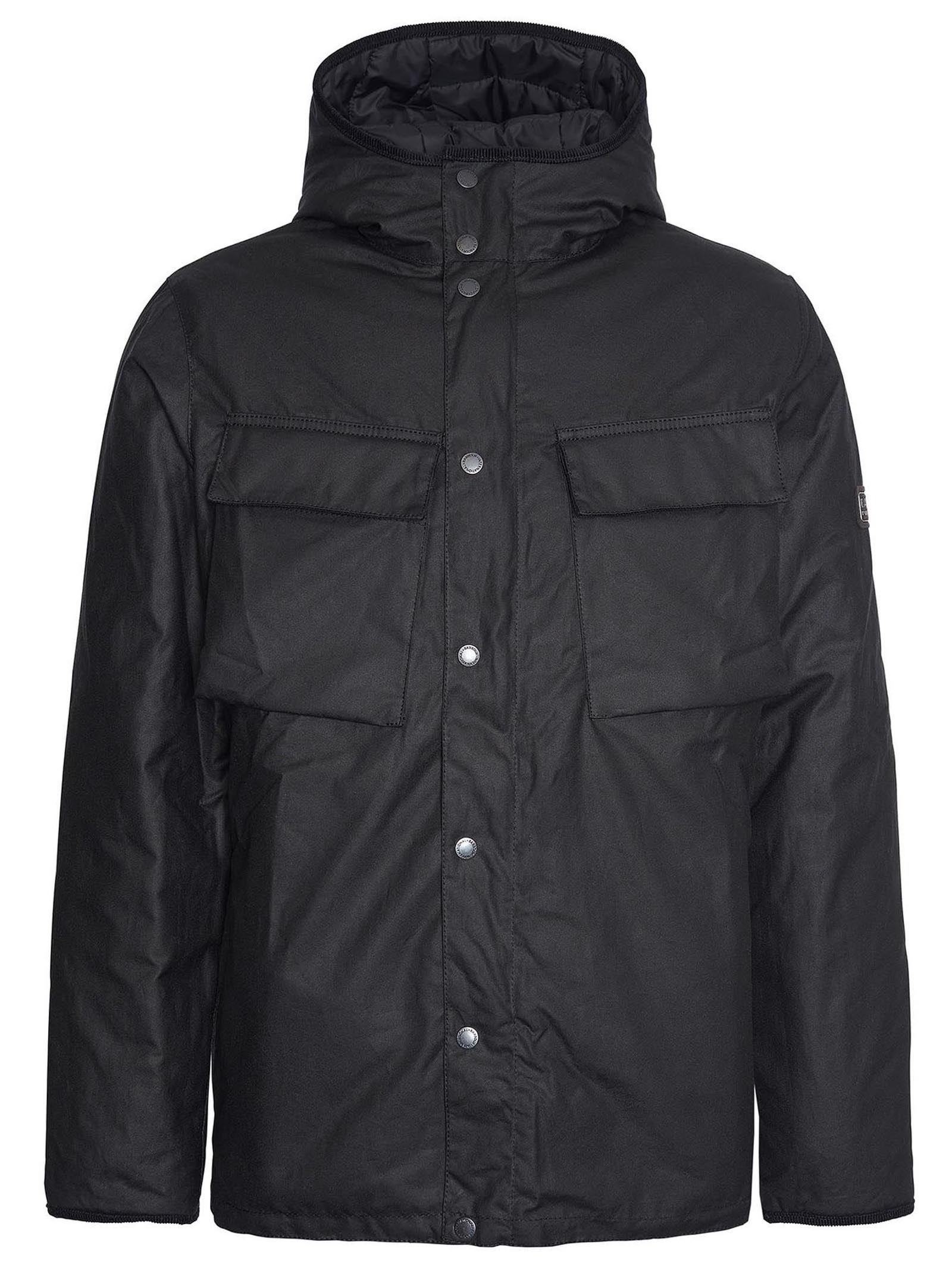 Longwell Wax Jacket Fw24 Barbour International - Black