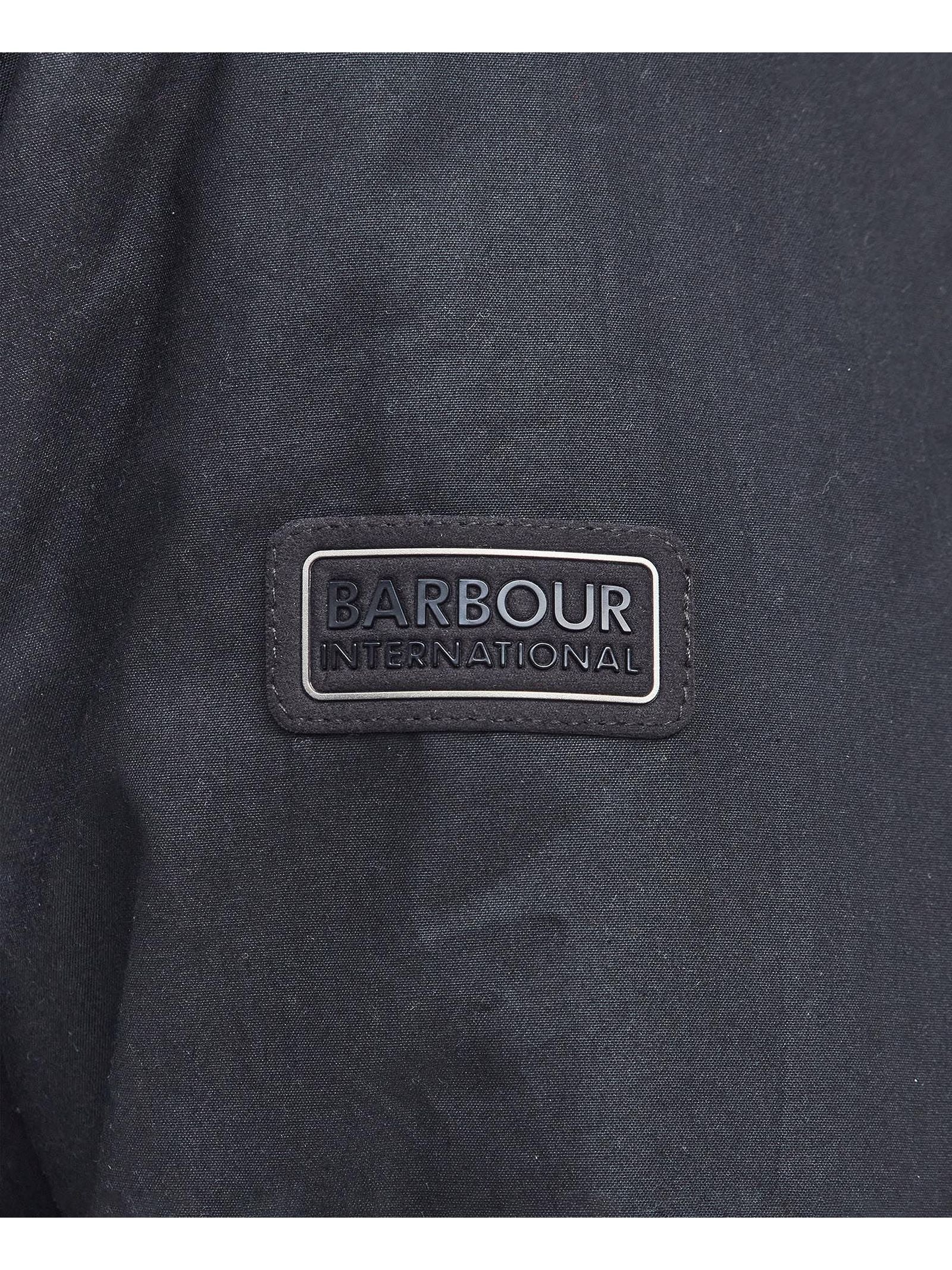 Longwell Wax Jacket Fw24 Barbour International - Black