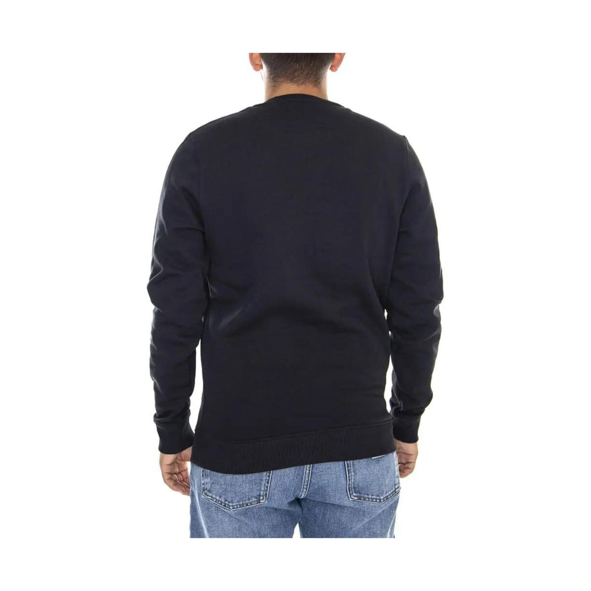 Lyle & Scott – Crew Neck Brushback Sweatshirt – Jet Black
