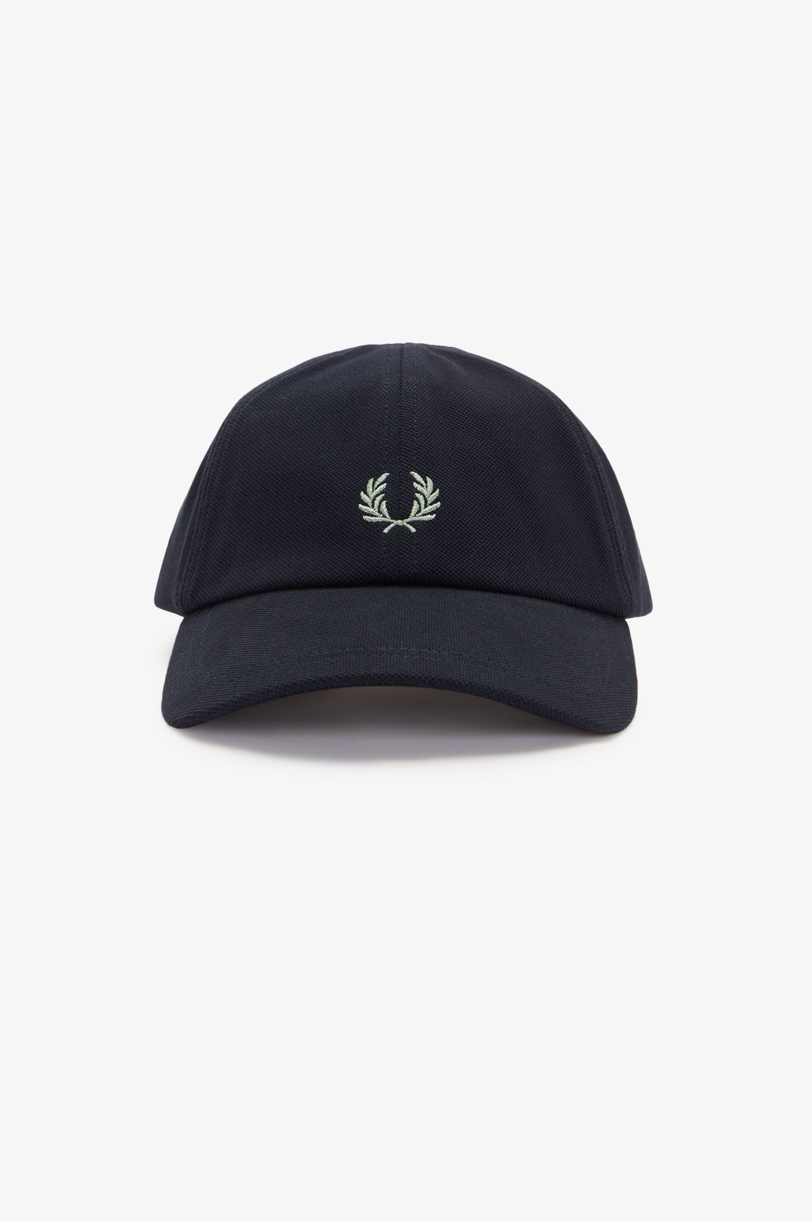Fred Perry Piqué Classic Cap - Navy / Seagrass