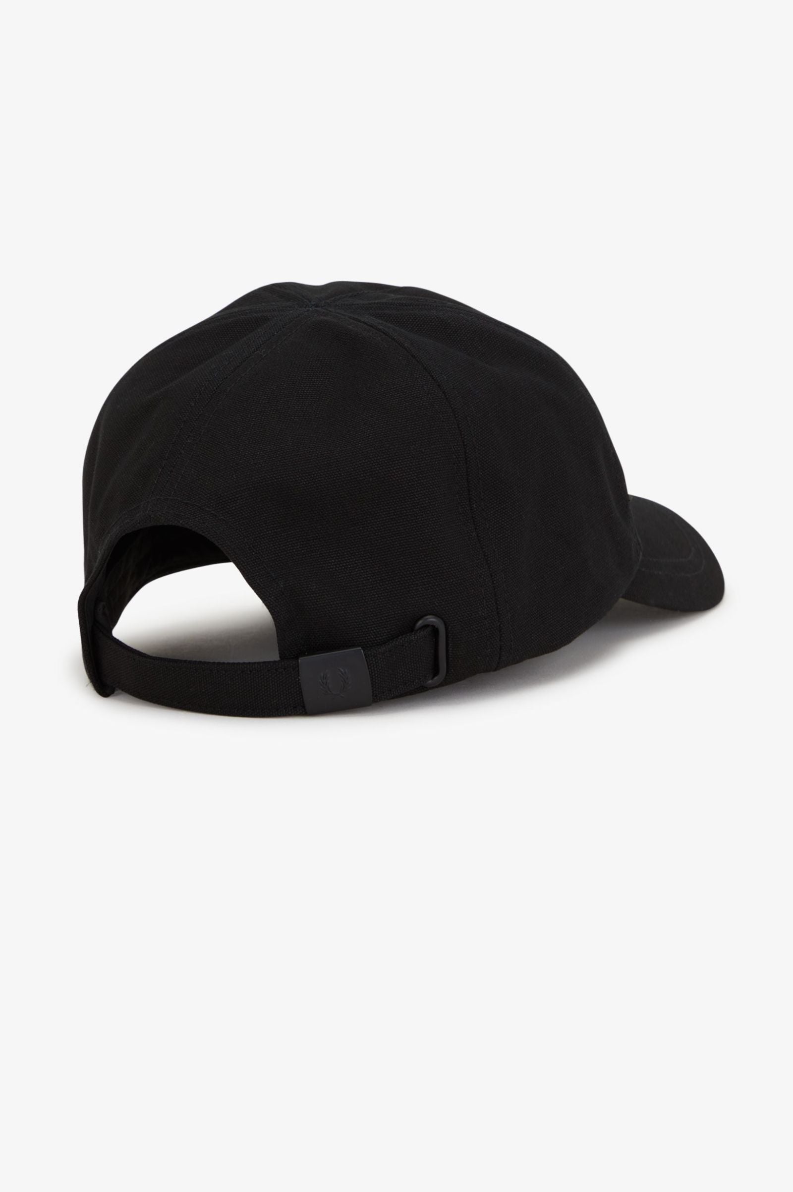 FP Cotton Canvas Branded Cap FW24 Fred Perry - Black