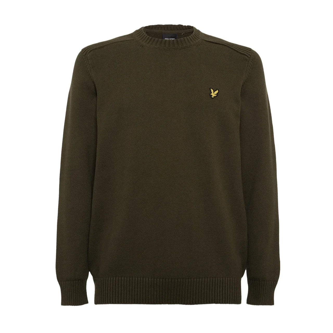 Shoulder Detail Crew Neck Jumper Lyle & Scott AW25 - Olive
