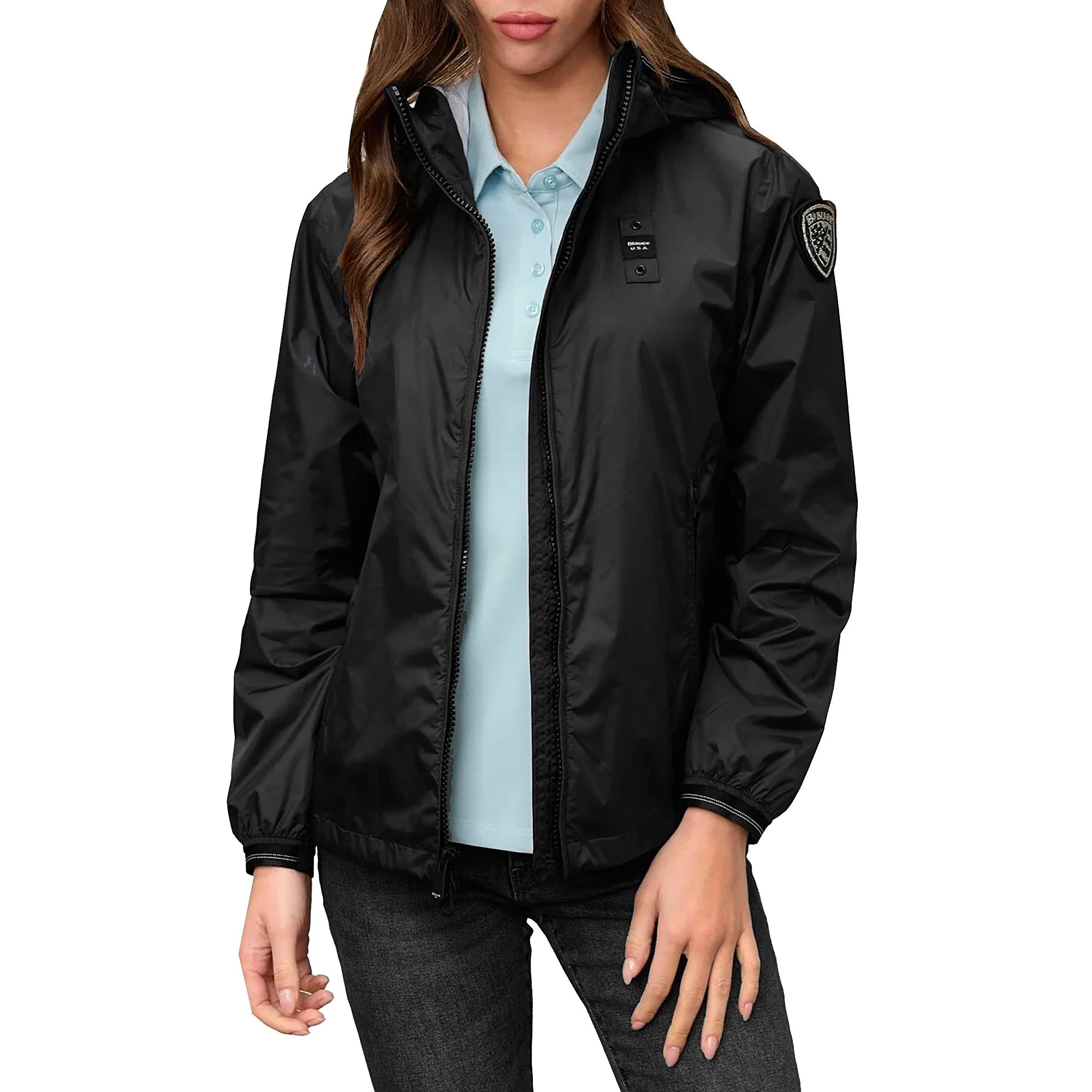NAY HEAT-SEALED JACKET BLAUER WOMAN - BLACK