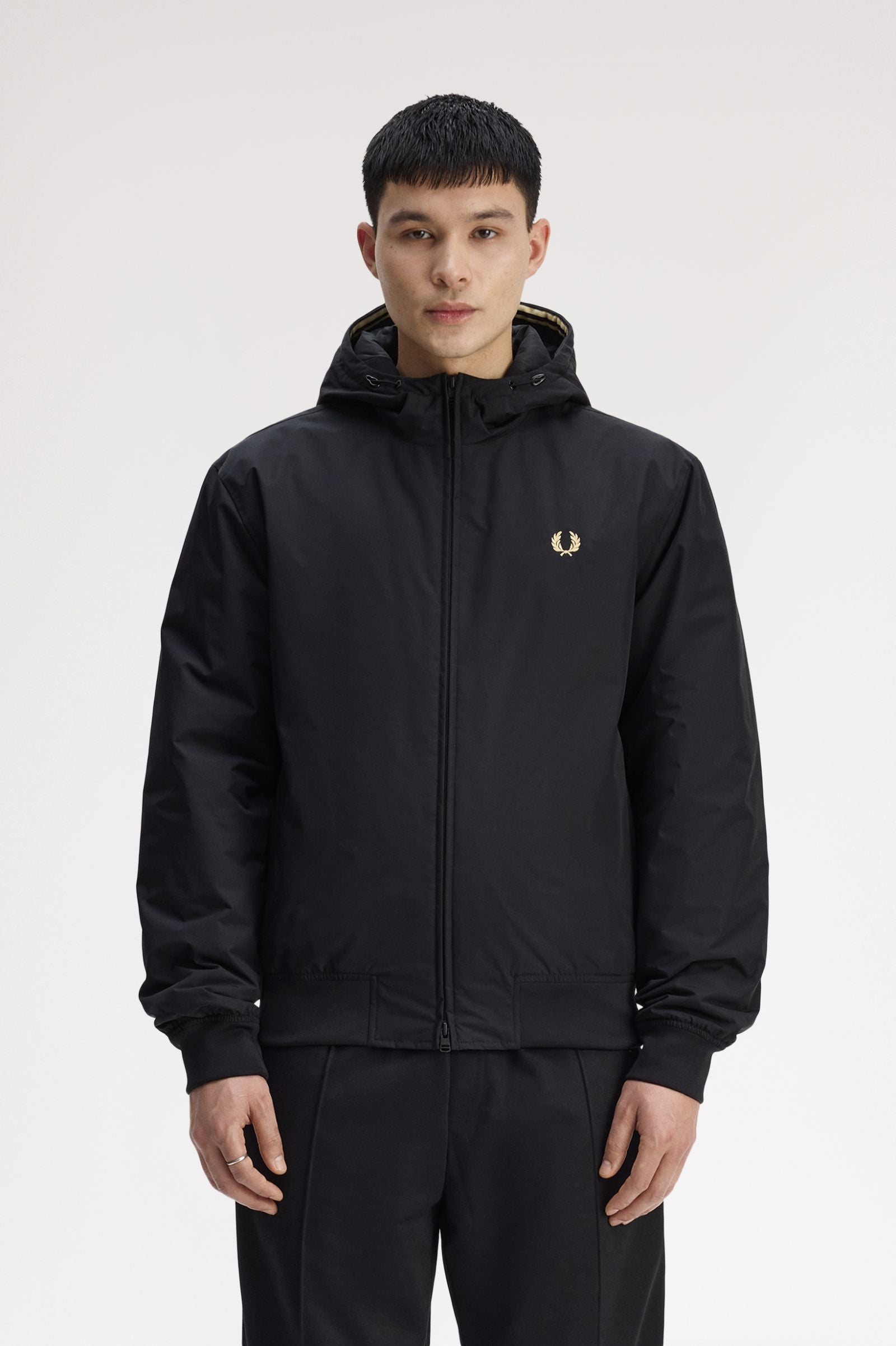 Hooded Brentham Jacket Fred Perry AW25 - Black