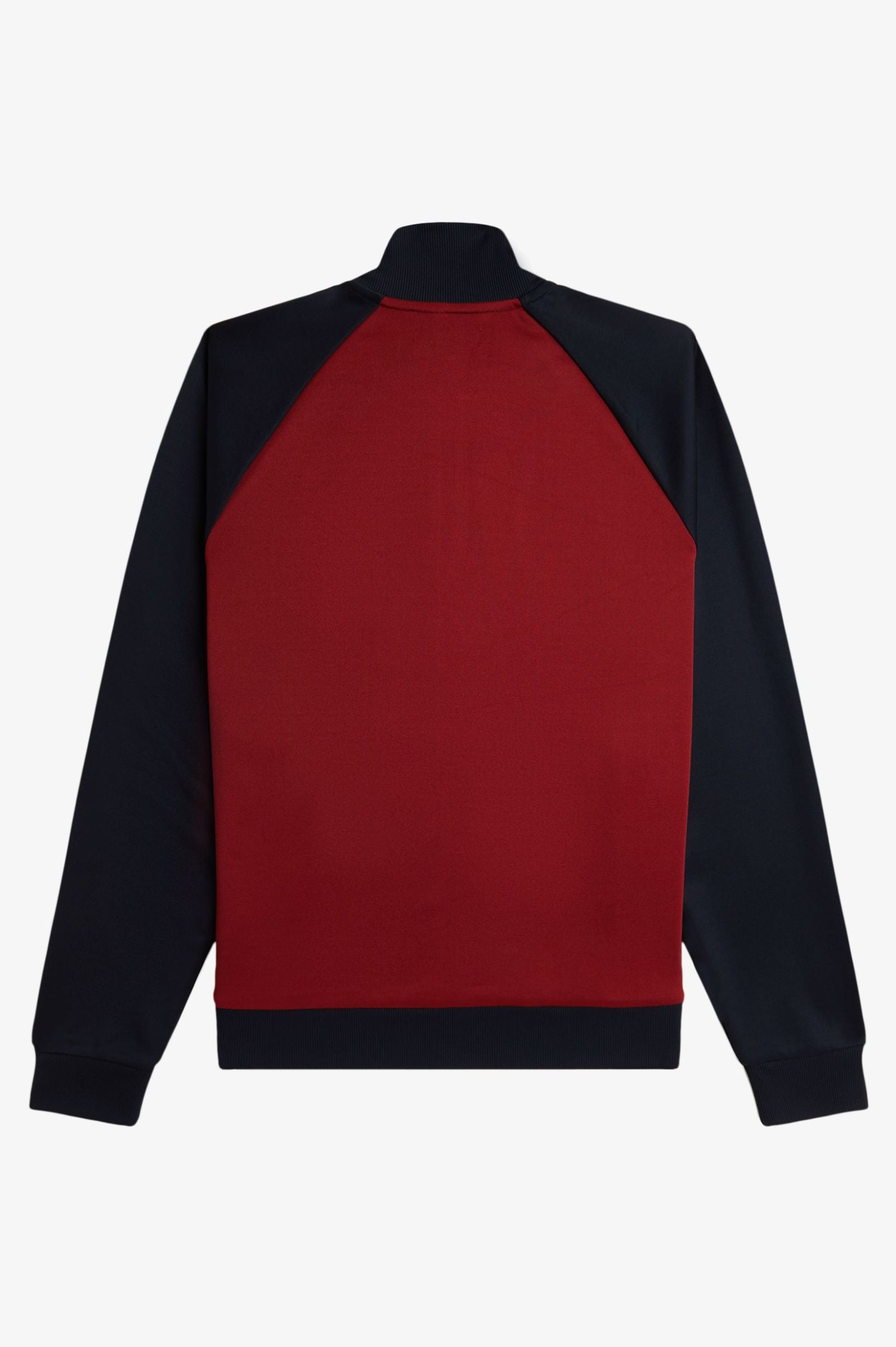 Contrast Sleeve Track Jacket Fred Perry AW25 - Burnt Red / Navy