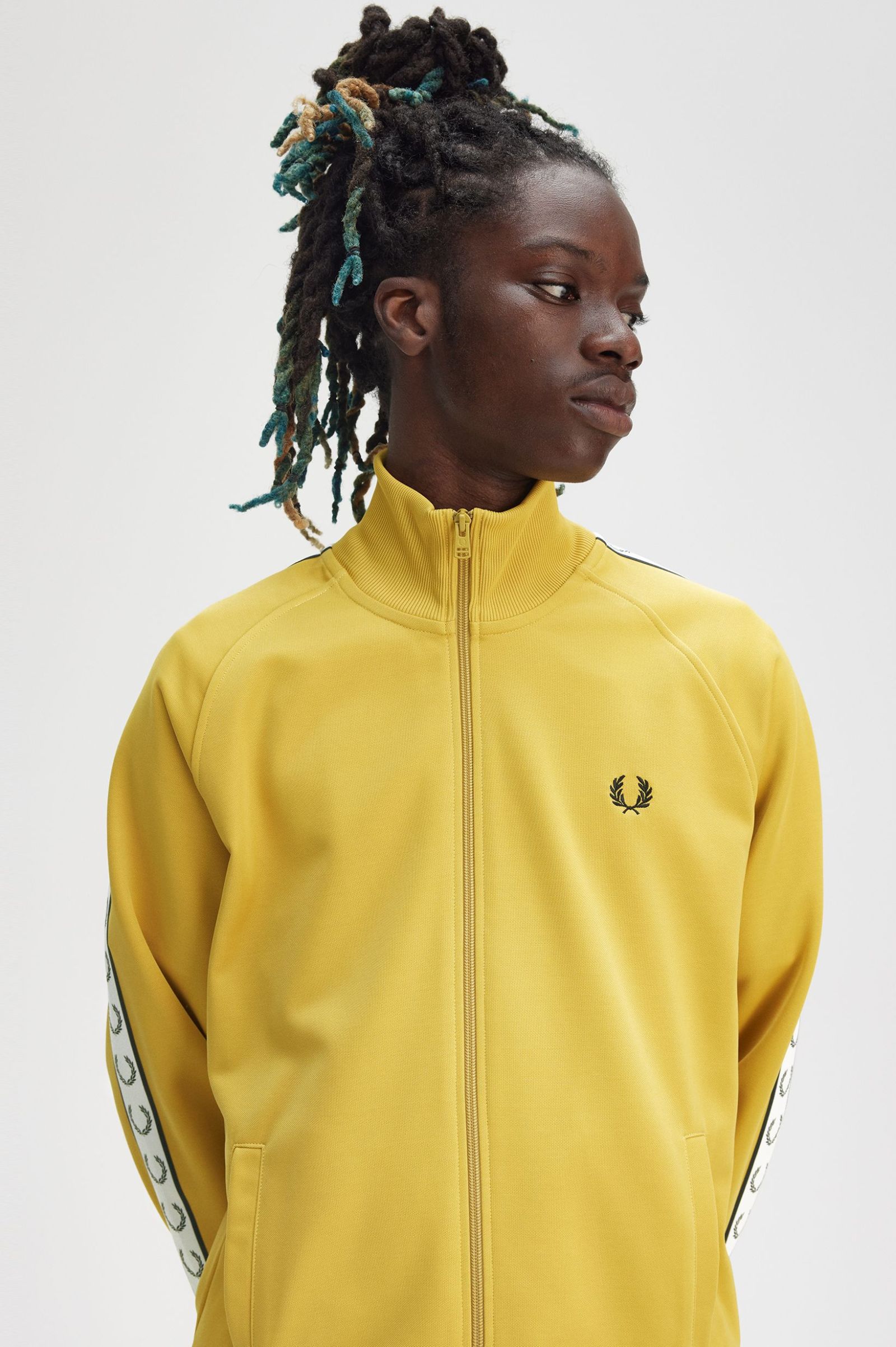 Taped Track Jacket Fred Perry - Honeycomb