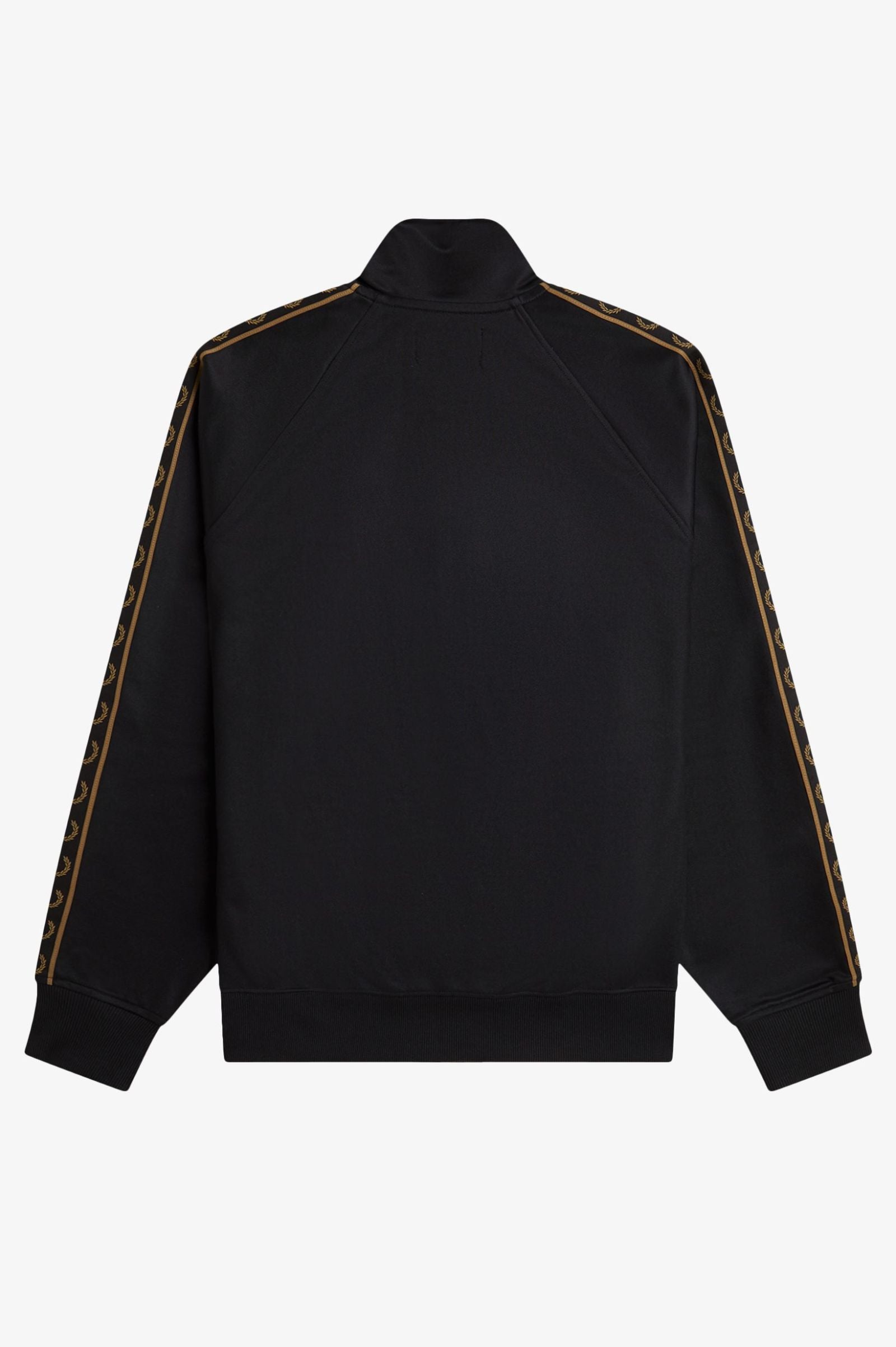 Contrast Tape Track Jacket Fred Perry AW25 - Black / Shaded Stone