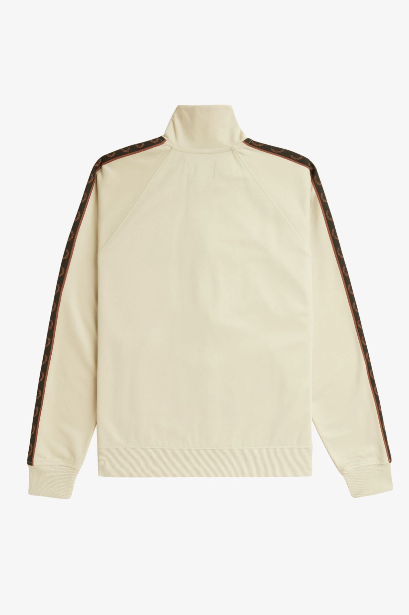 FP Contrast Tape Track Jacket Fred Perry - Oatmeal / Whisky Brown