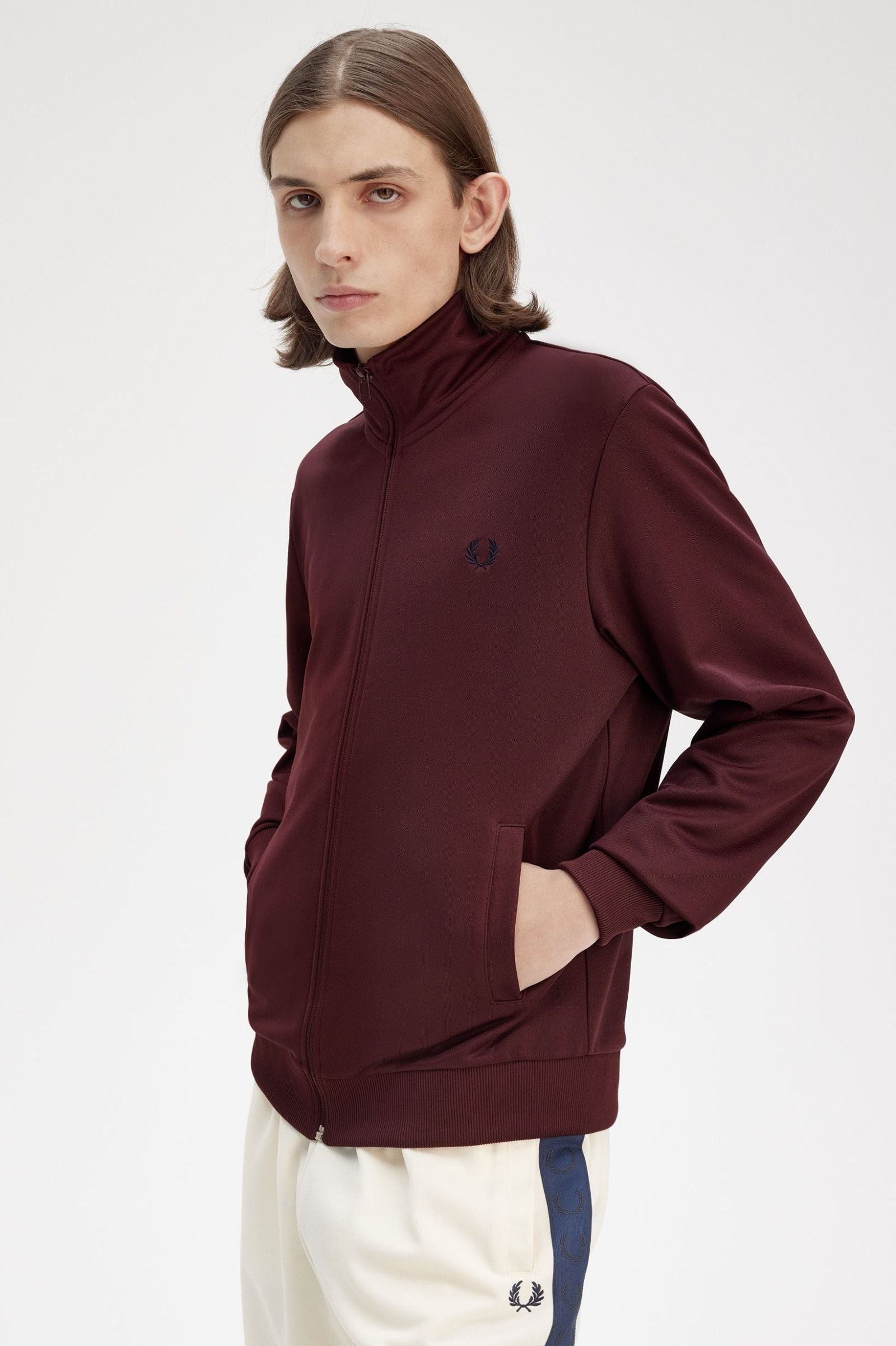 Track Jacket Fred Perry - Oxblood