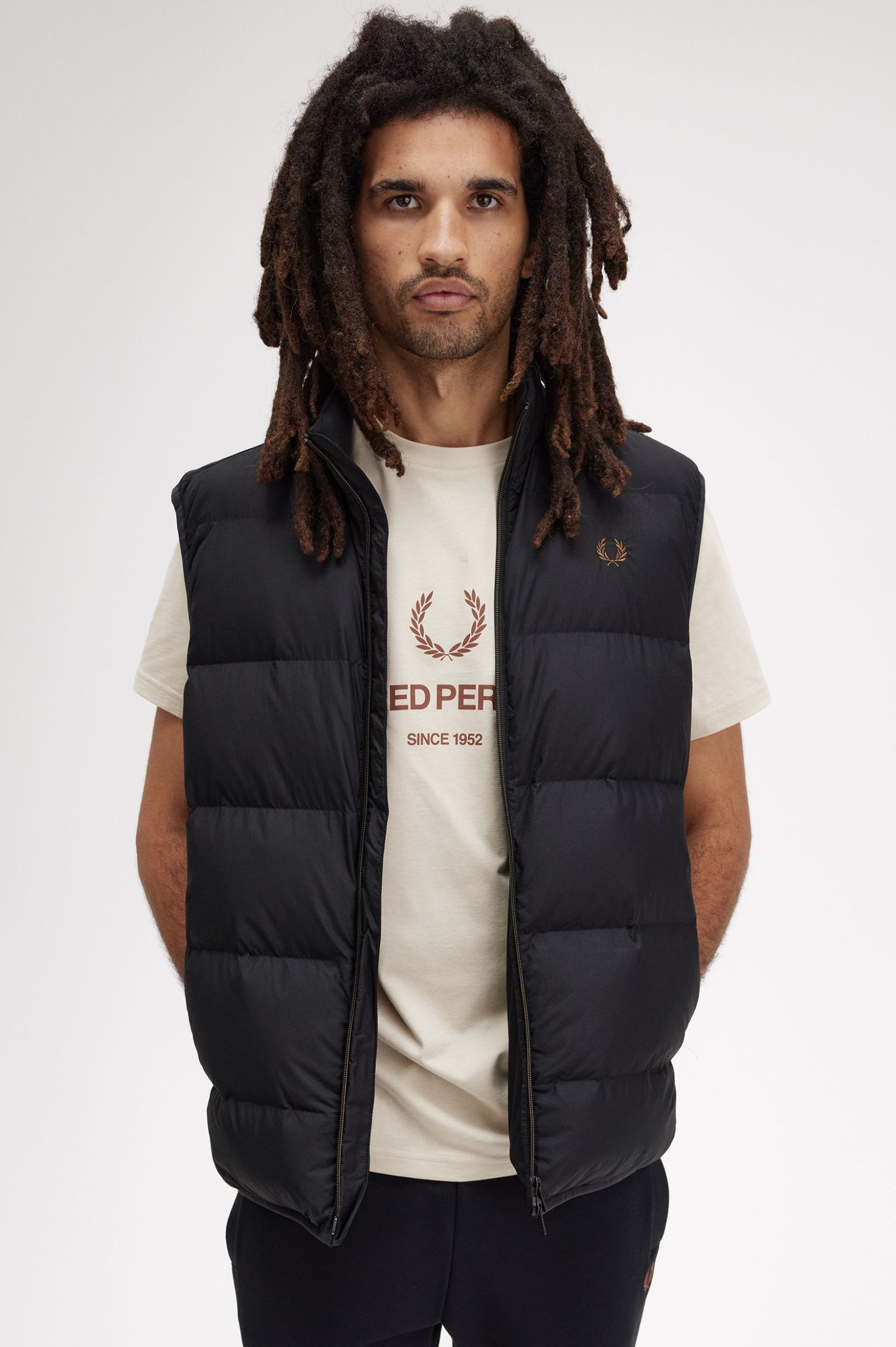 FP Insulated Gilet Fred Perry - Black