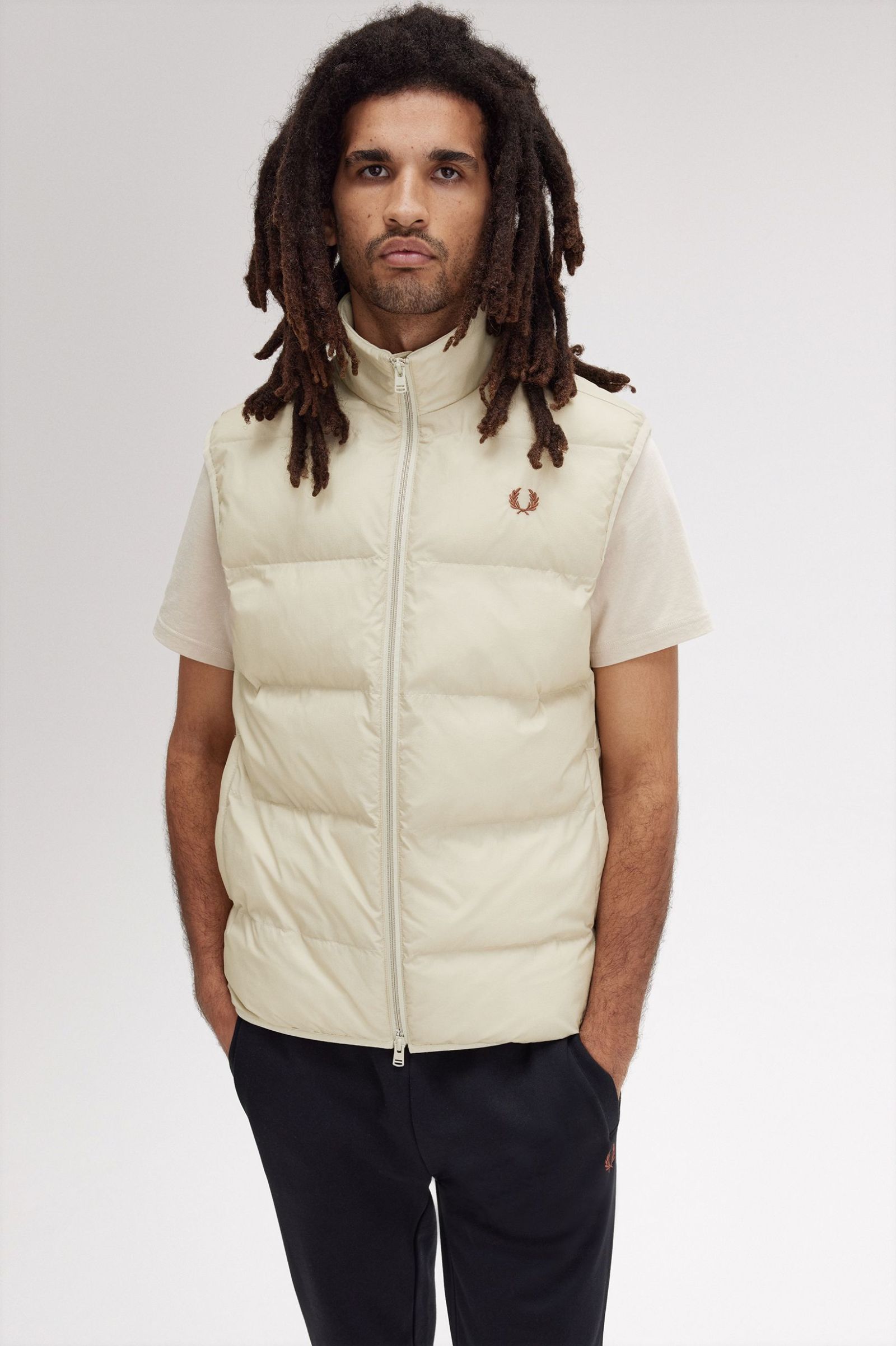 FP Insulated Gilet Fred Perry - Oatmeal