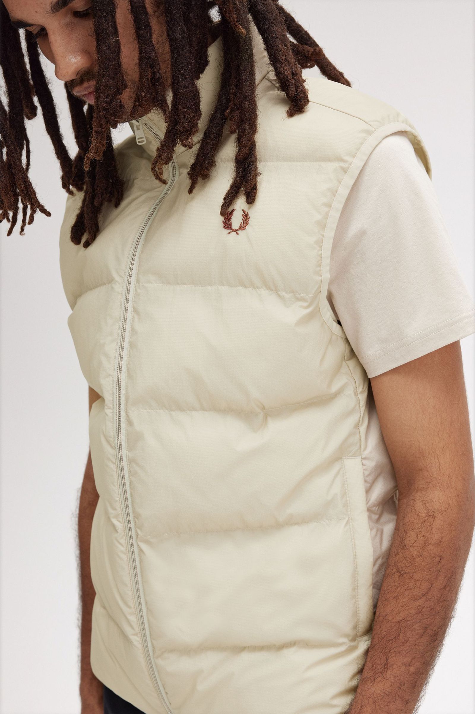 FP Insulated Gilet Fred Perry - Oatmeal