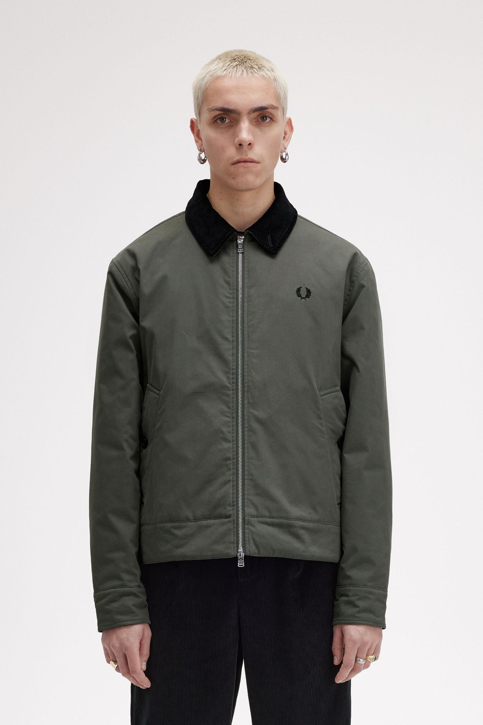 FP The Caban Jacket Fred Perry - Field Green