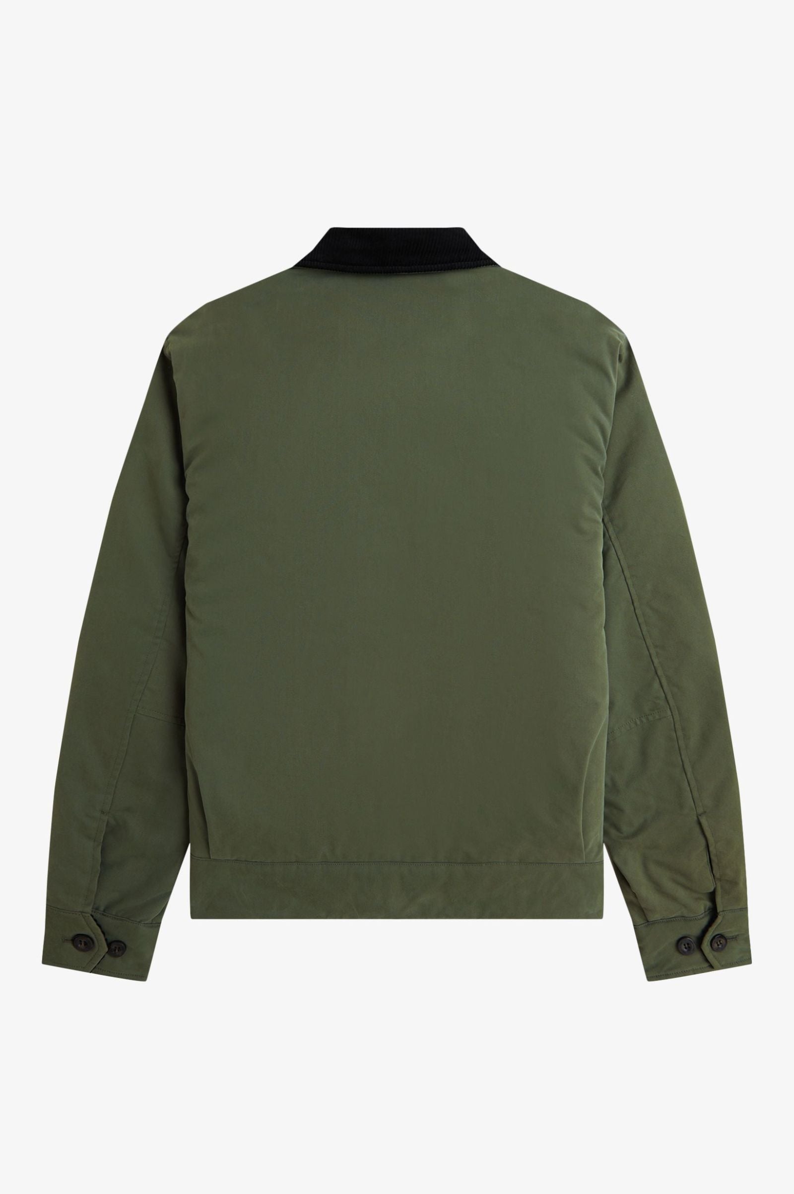 Cotton Caban Jacket Fred Perry AW25 - Laurel Wreath Green