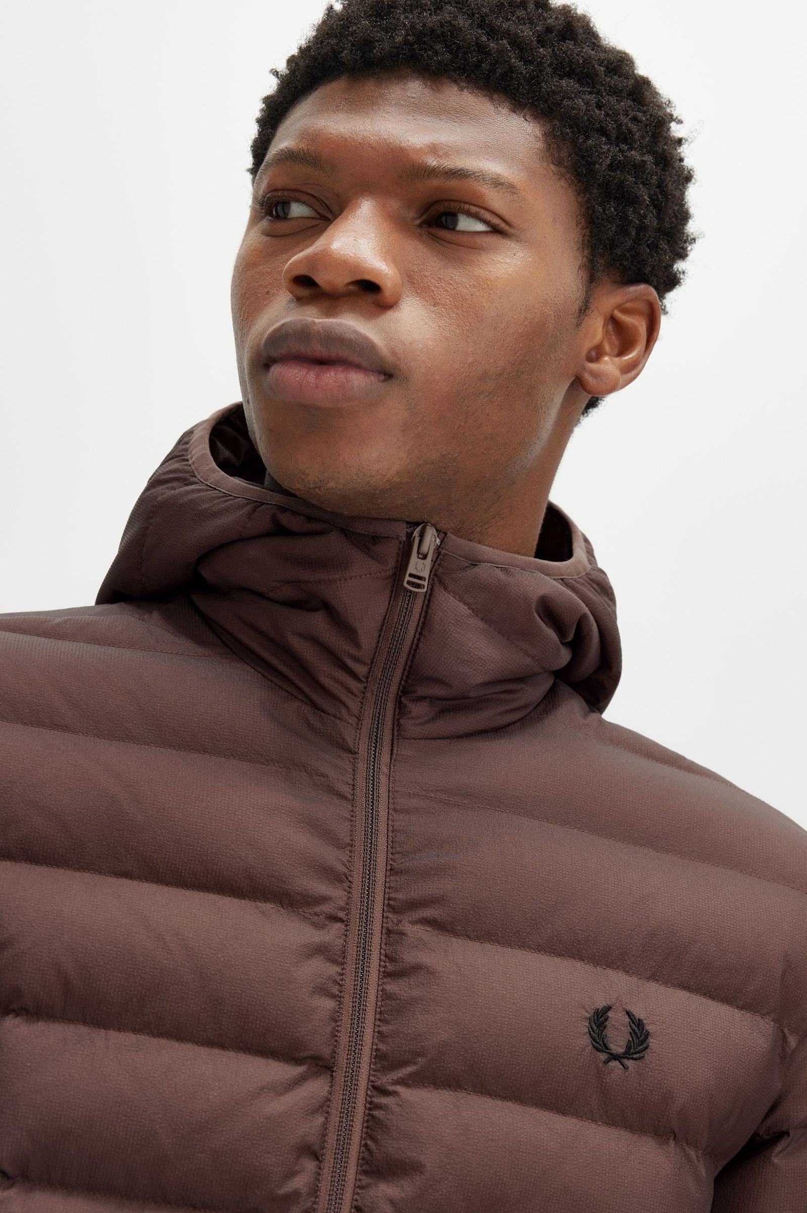 FP Hooded Insulated Jacket Fred Perry - Carrington Brick