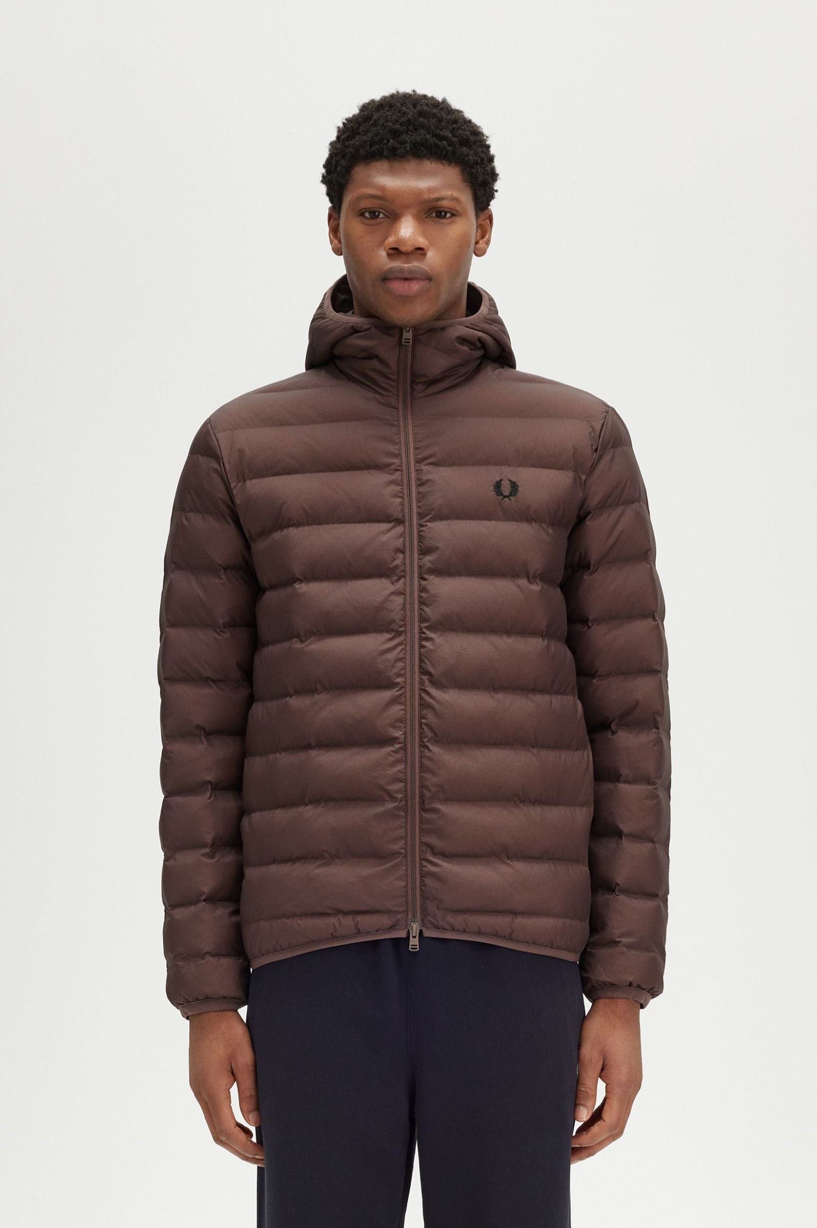 FP Hooded Insulated Jacket Fred Perry - Carrington Brick