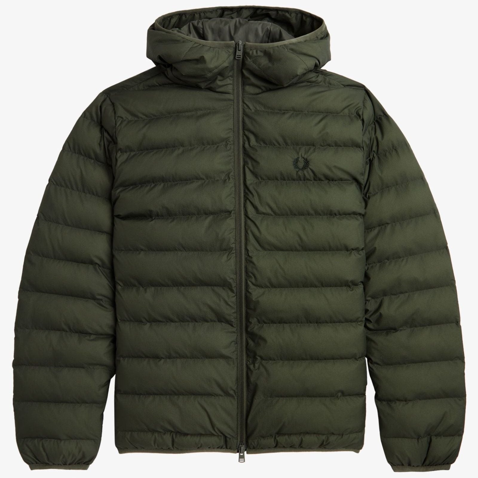 FP Hooded Insulated Jacket Fred Perry - Laurel Wreath Green