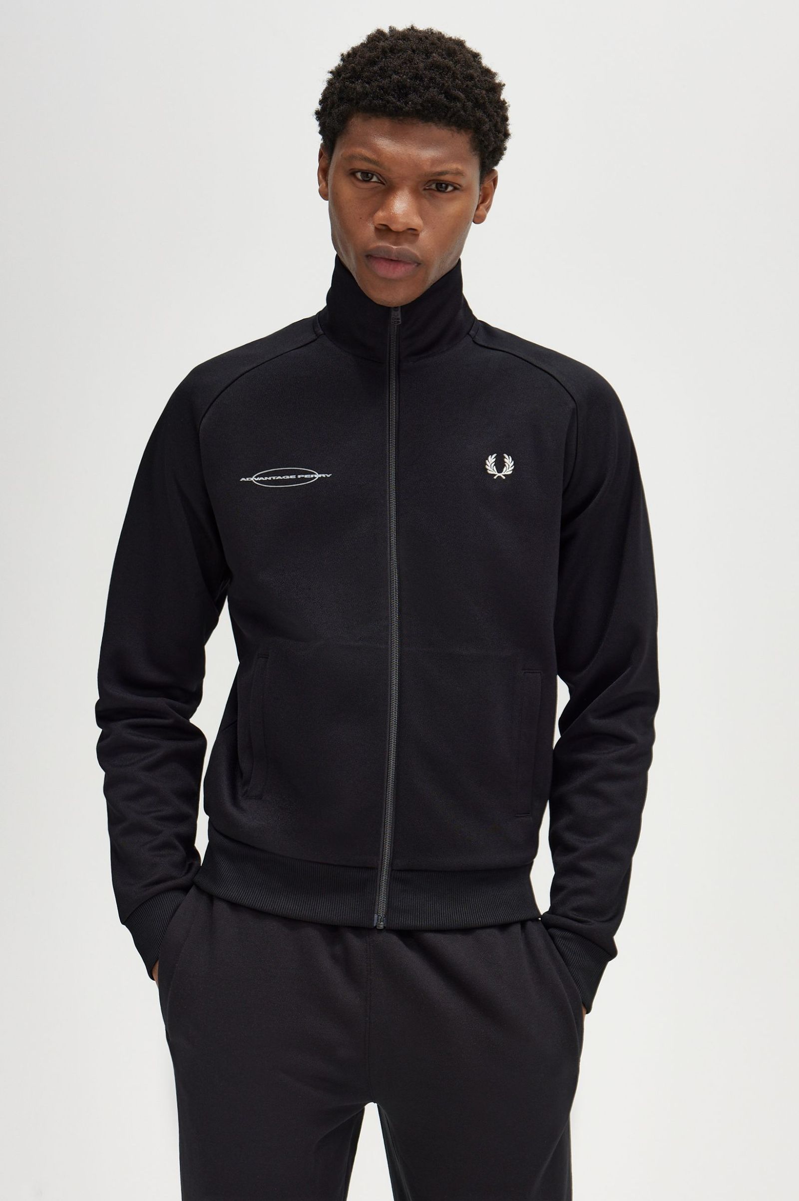 FP Advantage Perry Track Jacket Fred Perry - Black