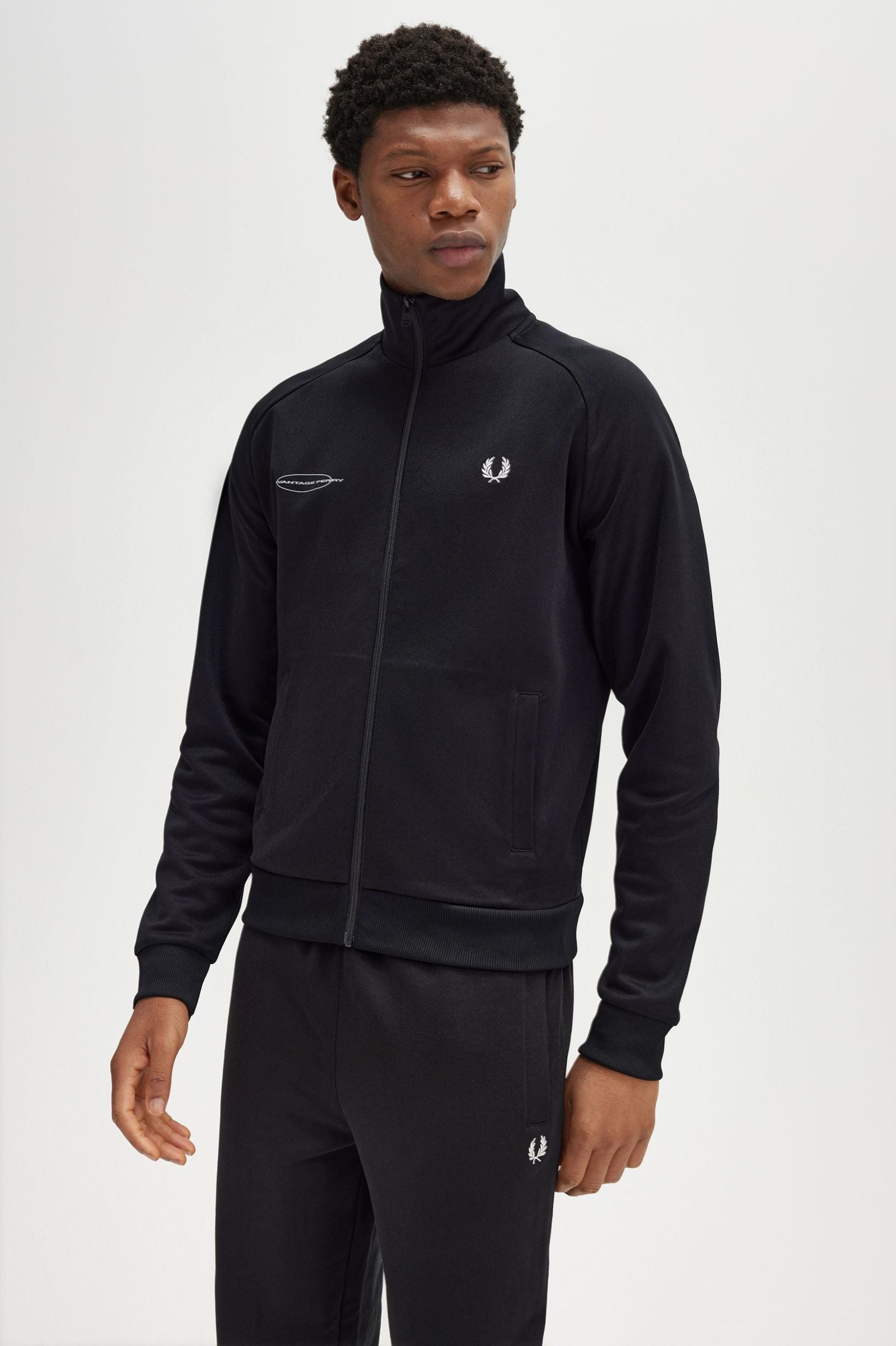 FP Advantage Perry Track Jacket Fred Perry - Black