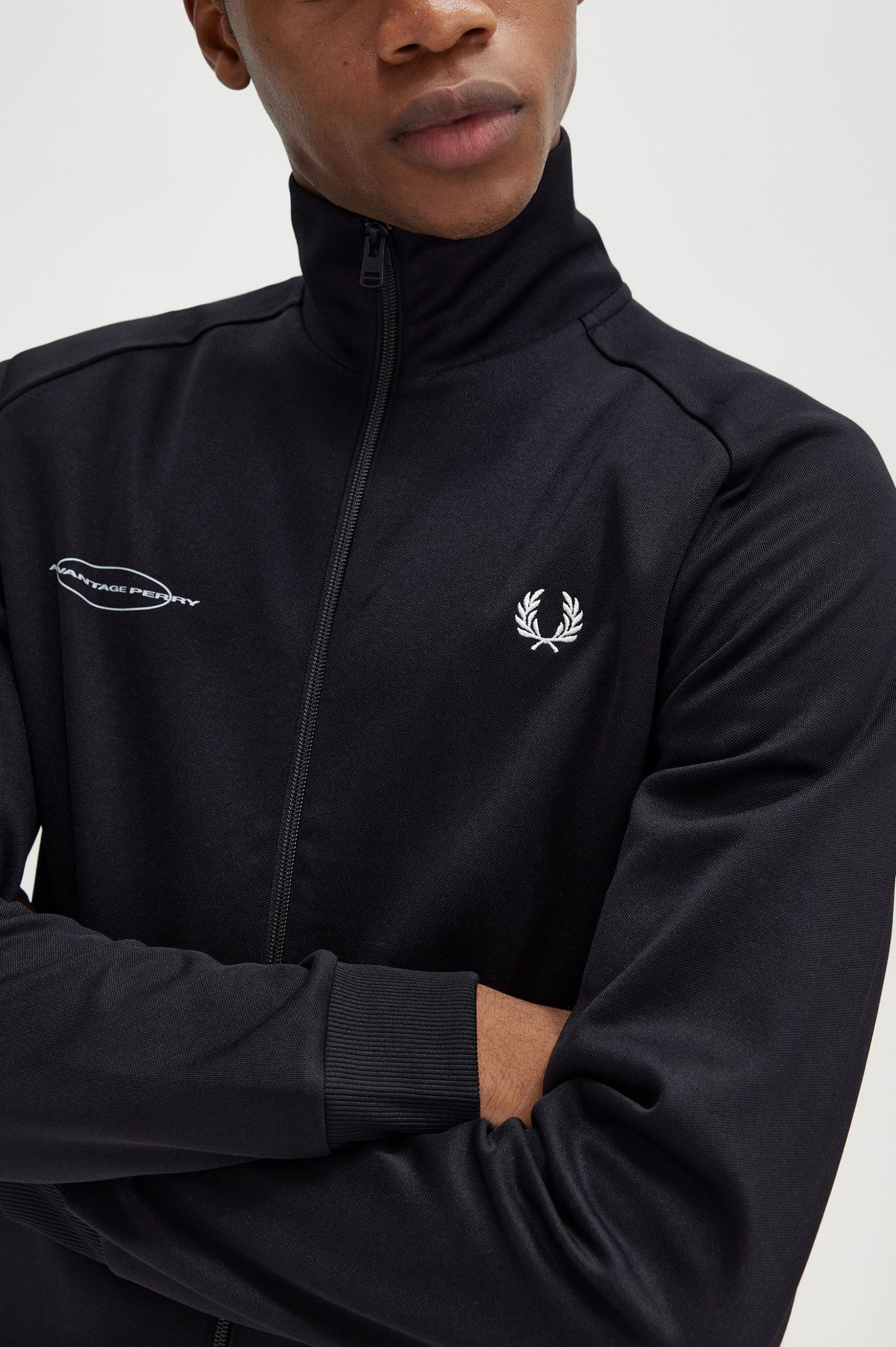 FP Advantage Perry Track Jacket Fred Perry - Black