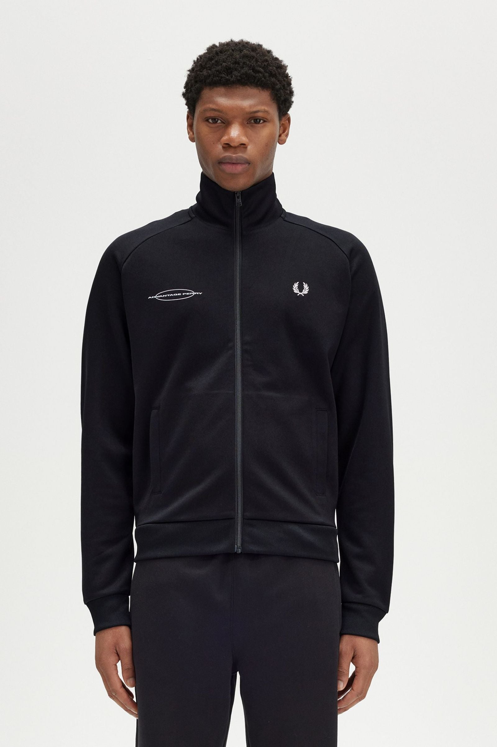 FP Advantage Perry Track Jacket Fred Perry - Black