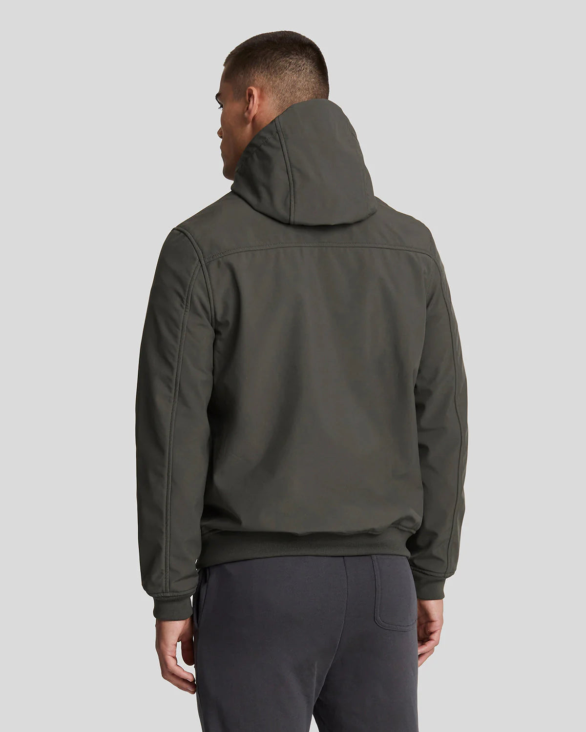 Fleece Back Softshell Jacket Lyle & Scott - Gunmetal