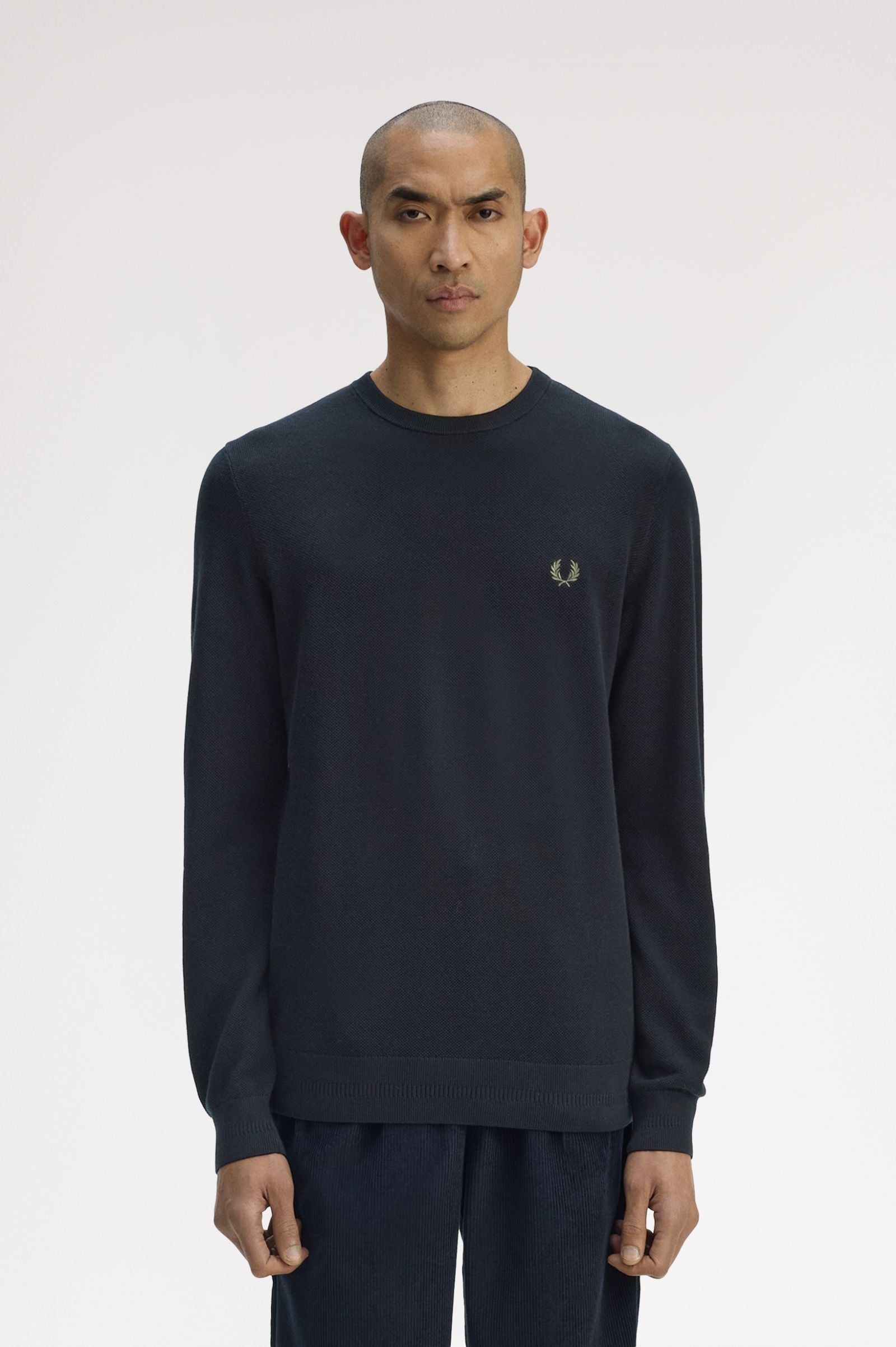 Pique Stitch Jumper Fred Perry AW25 - Navy