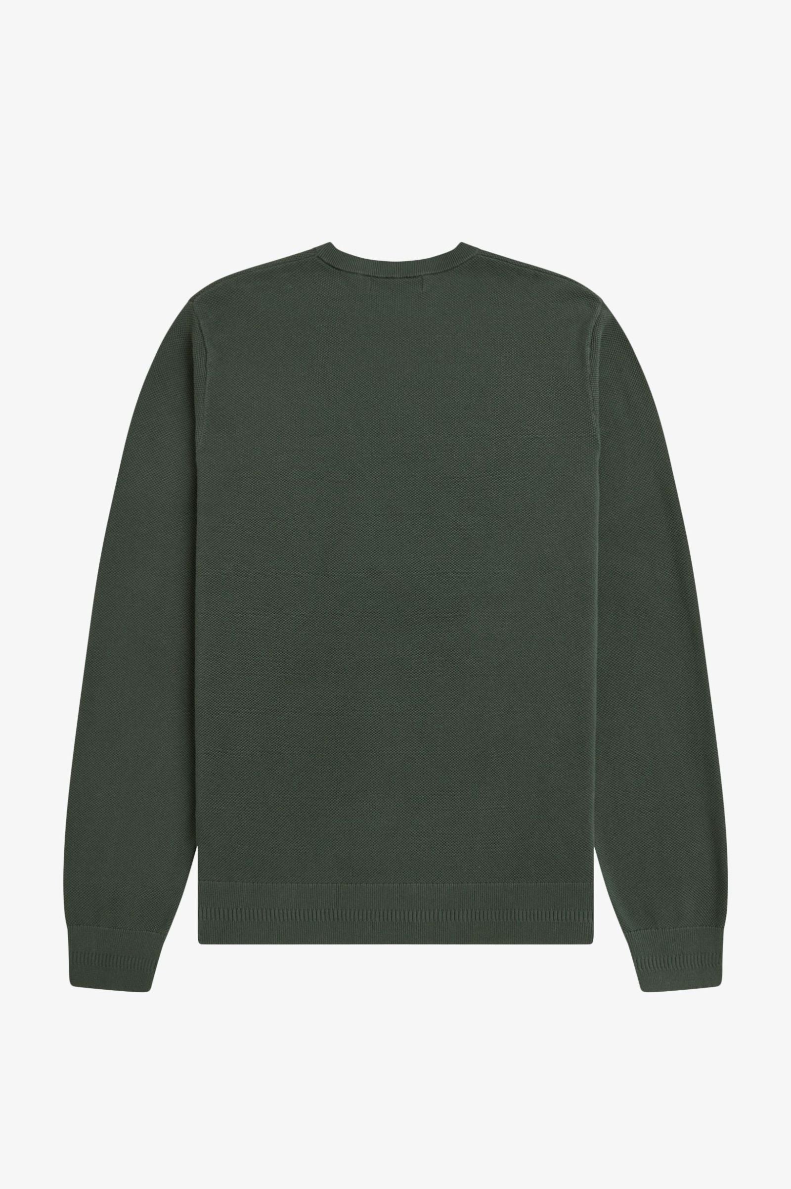 Pique Stitch Jumper Fred Perry AW25 - Court Green