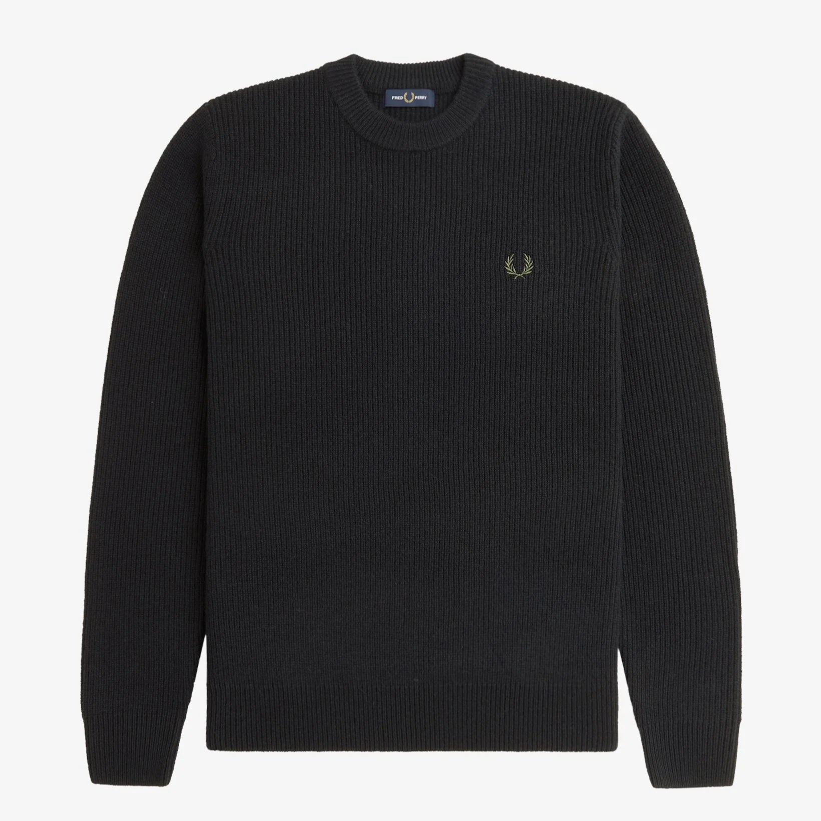 FP Lambswool Jumper Fred Perry - Black