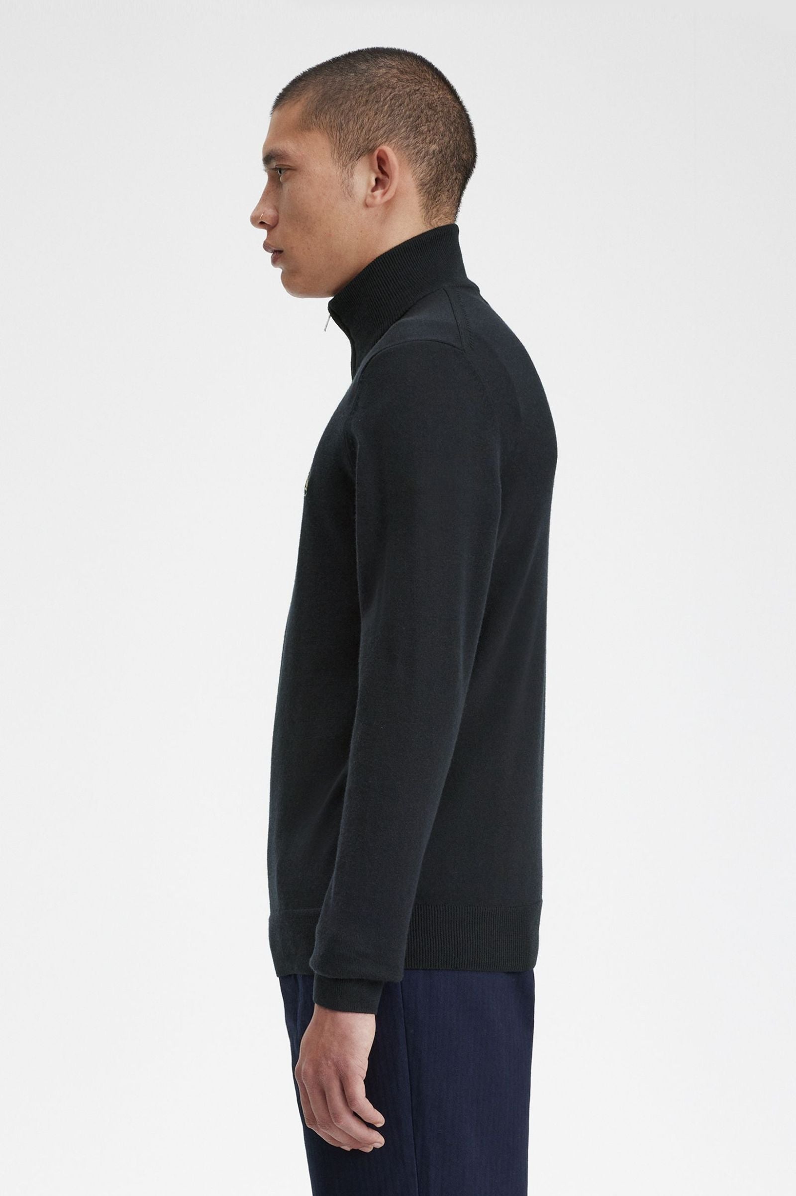 FP Classic Half Zip Jumper Fred Perry - Black