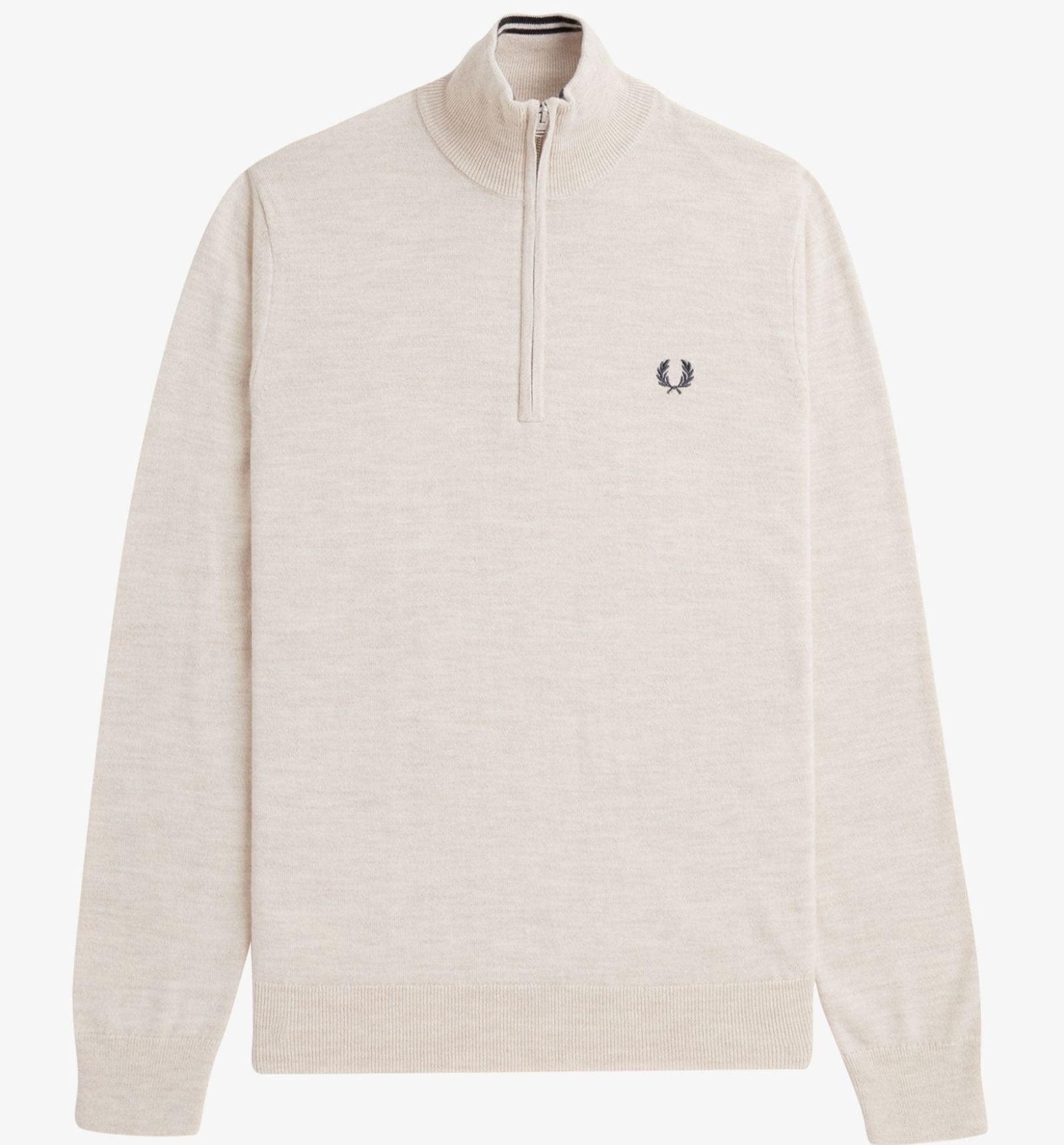 FP Classic Half Zip Jumper Fred Perry - Porridge Marl