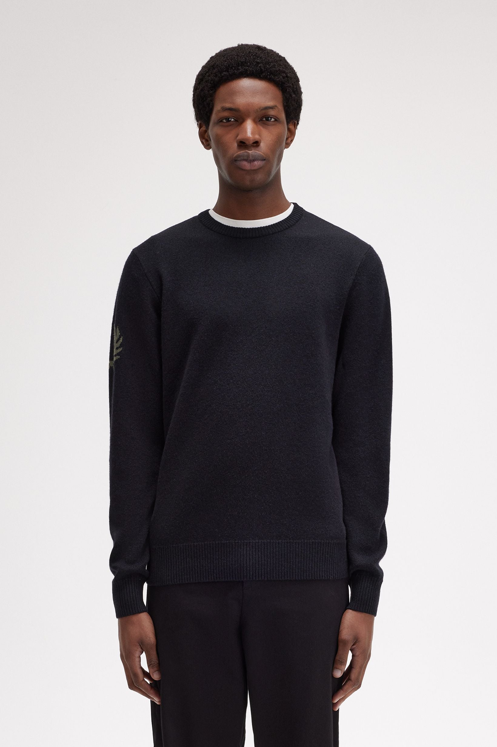 FP Laurel Wreath Jumper Fred Perry - Black