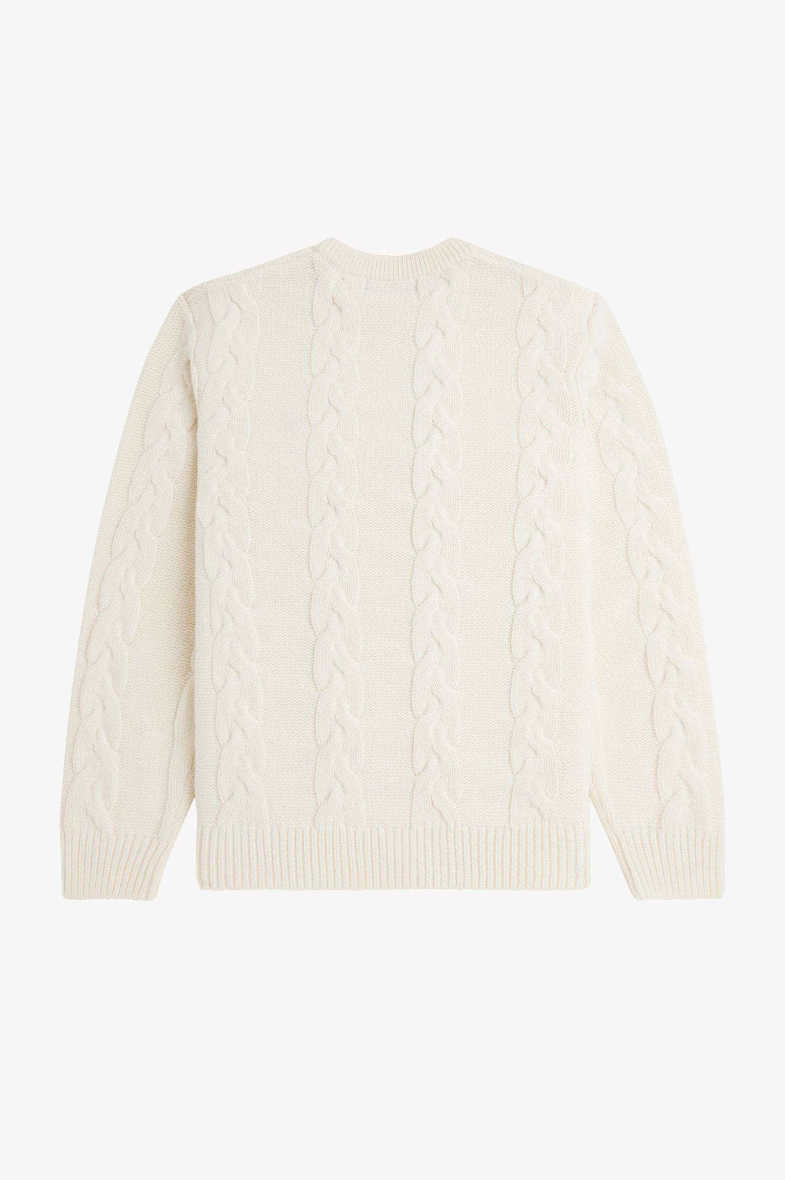 FP Chunky Cable Knit Jumper Fred Perry - Ecru