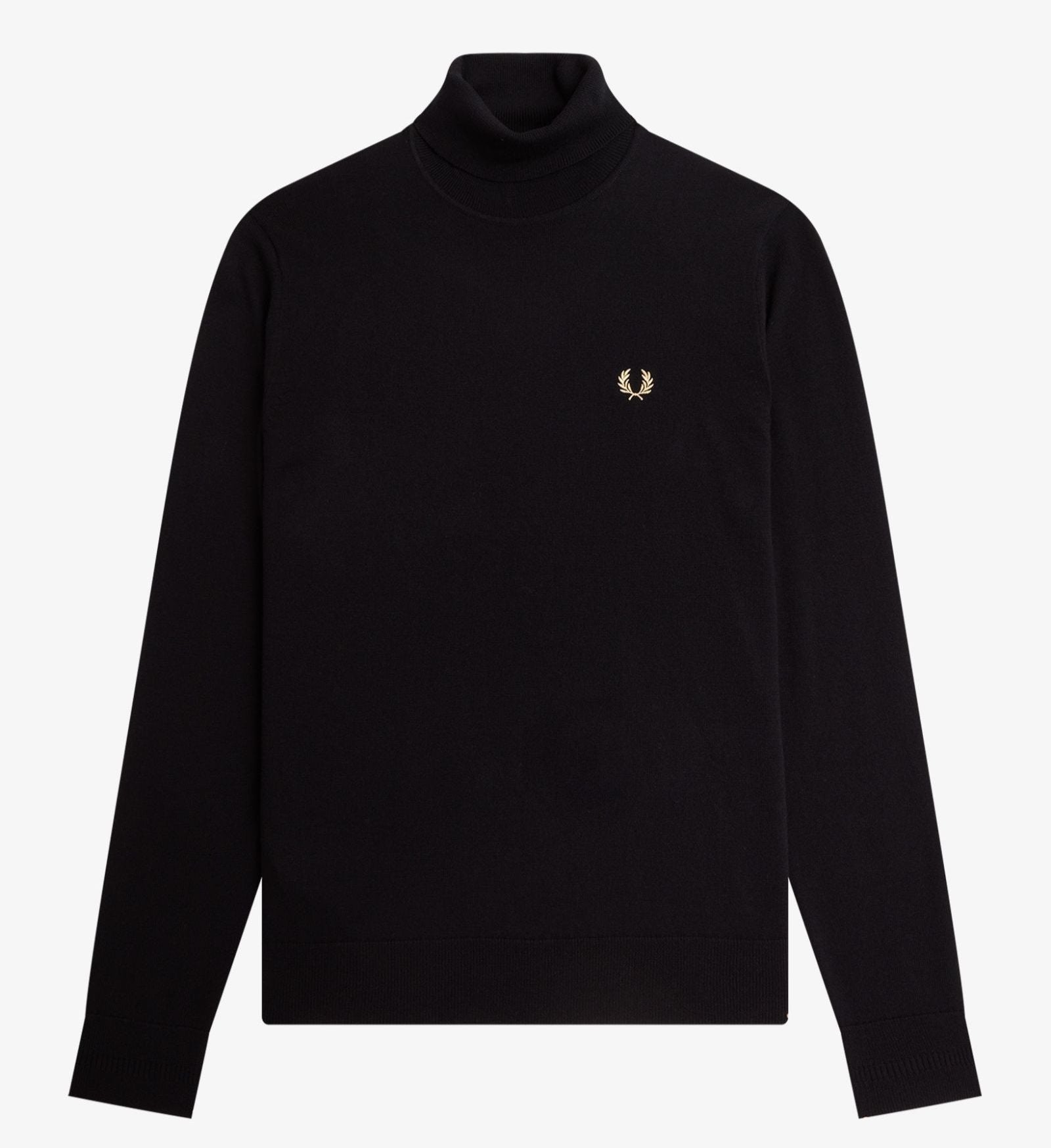 FP Roll Neck Jumper Fred Perry - Black