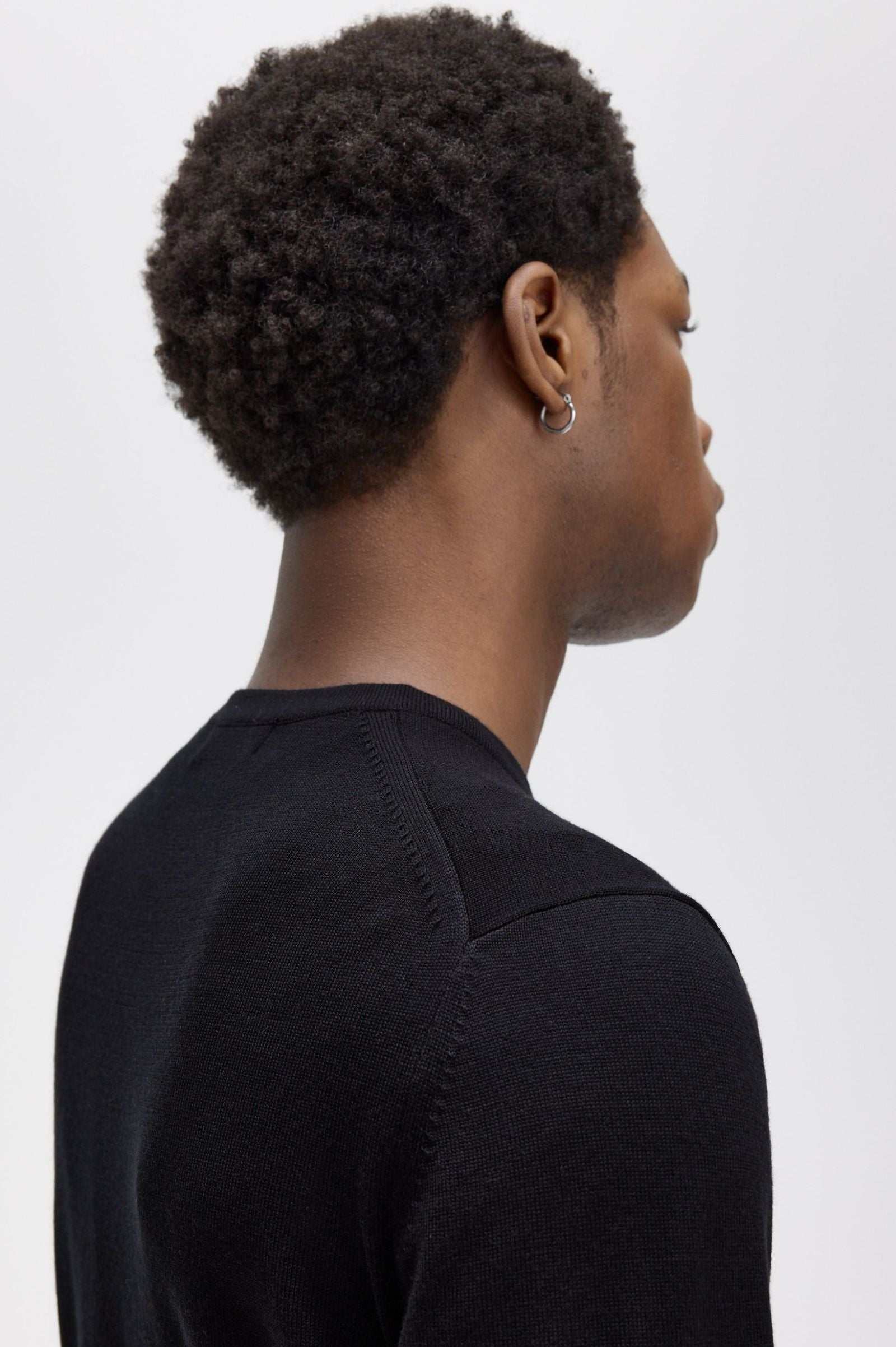 FP Classic Crew Neck Jumper FW24 Fred Perry - Black