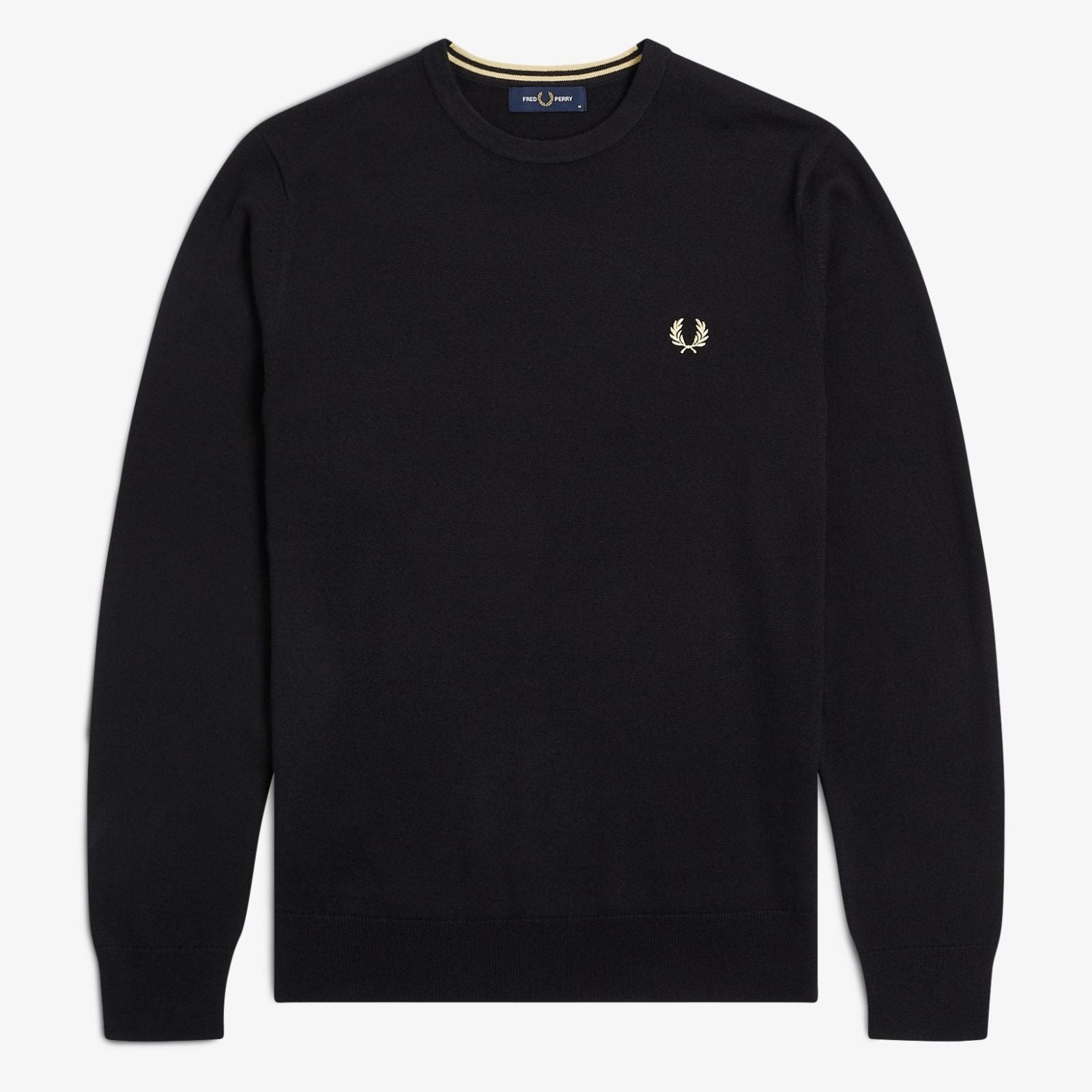 FP Classic Crew Neck Jumper FW24 Fred Perry - Black