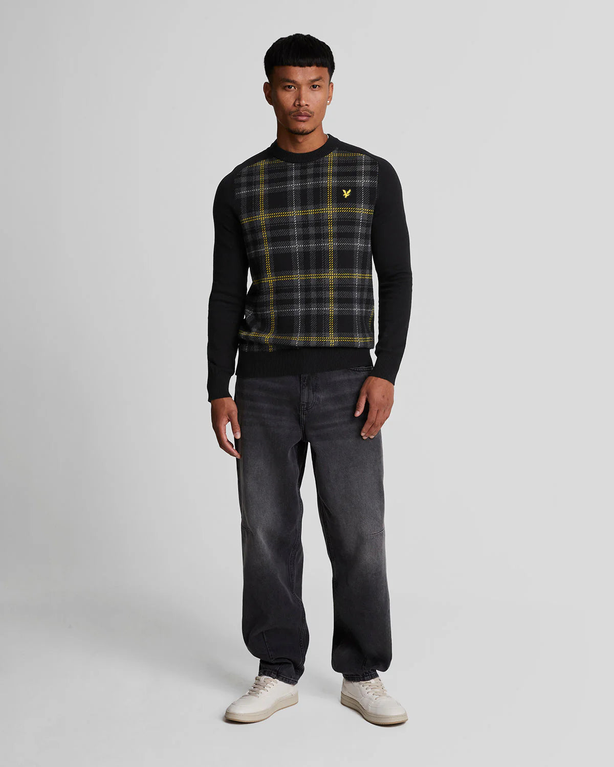 Tartan Jumper Lyle & Scott - Jet Black