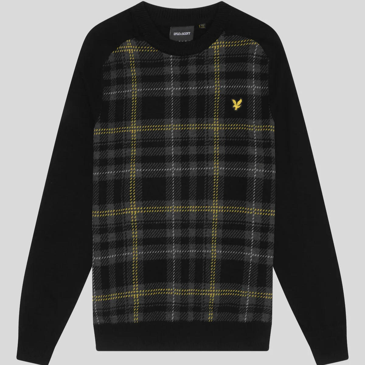 Tartan Jumper Lyle & Scott - Jet Black