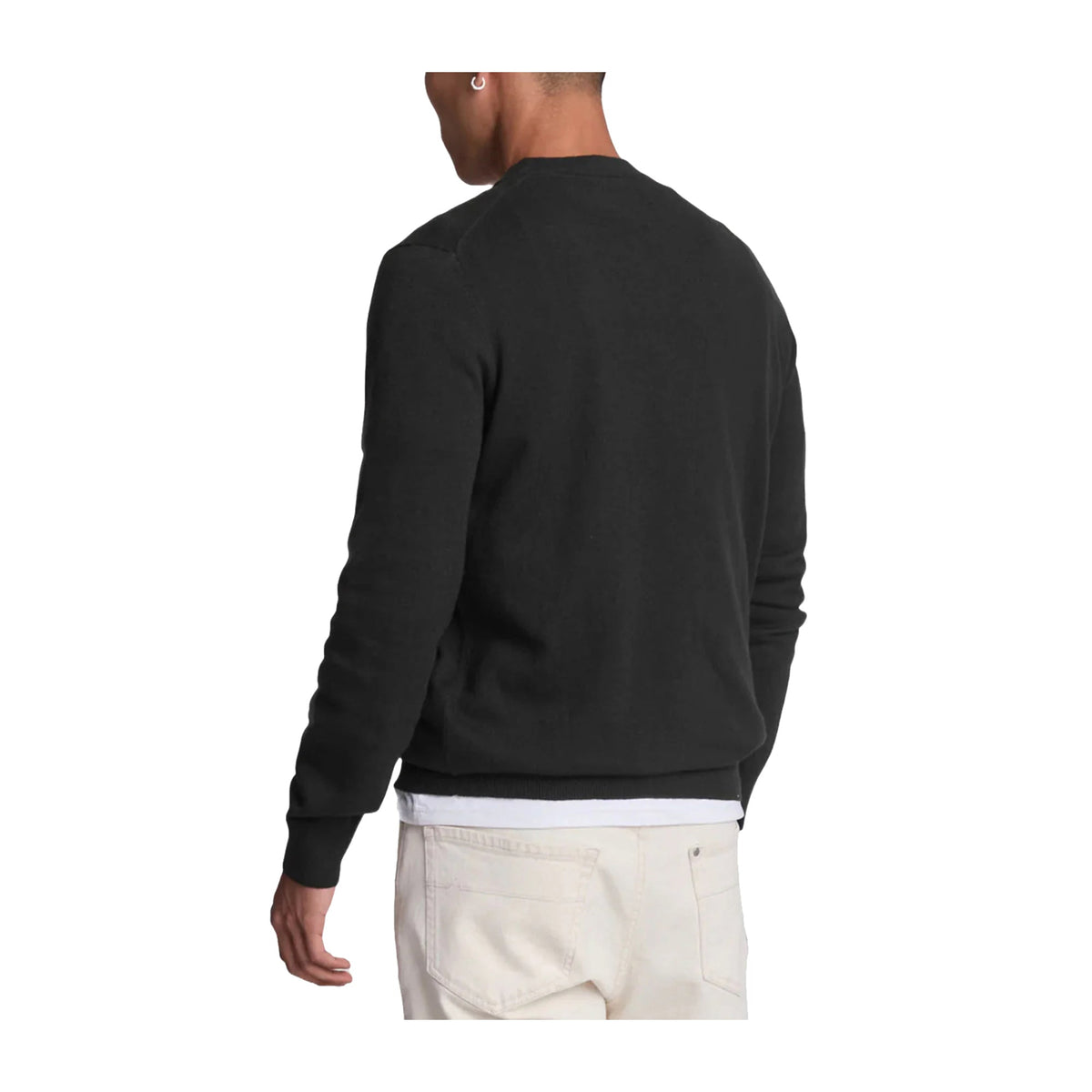 Lyle & Scott – Cotton Merino Crew Neck Jumper – Jet Black